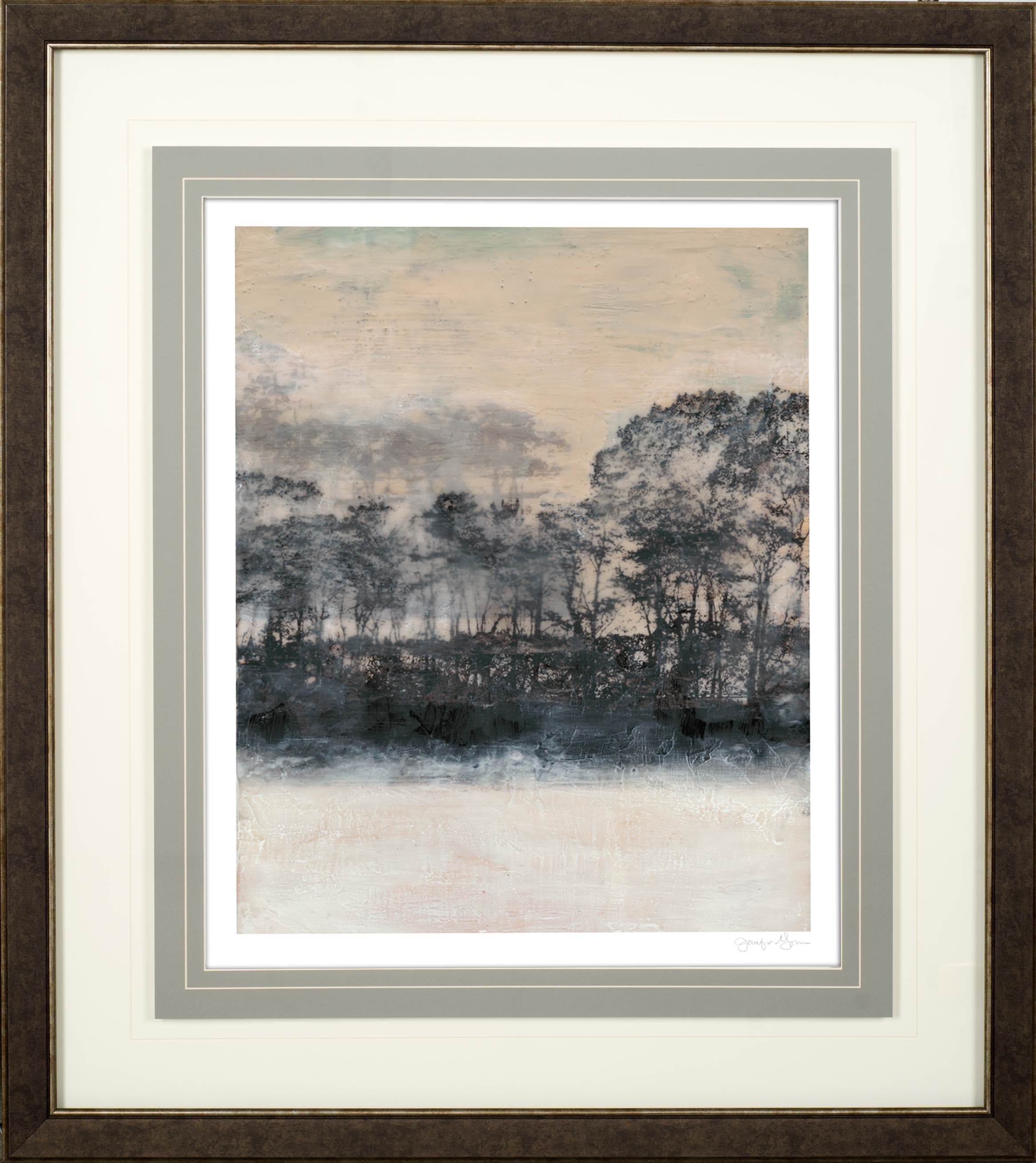 66 by Jennifer Goldberger a Framed Art Print Matted under Glass — product photograph