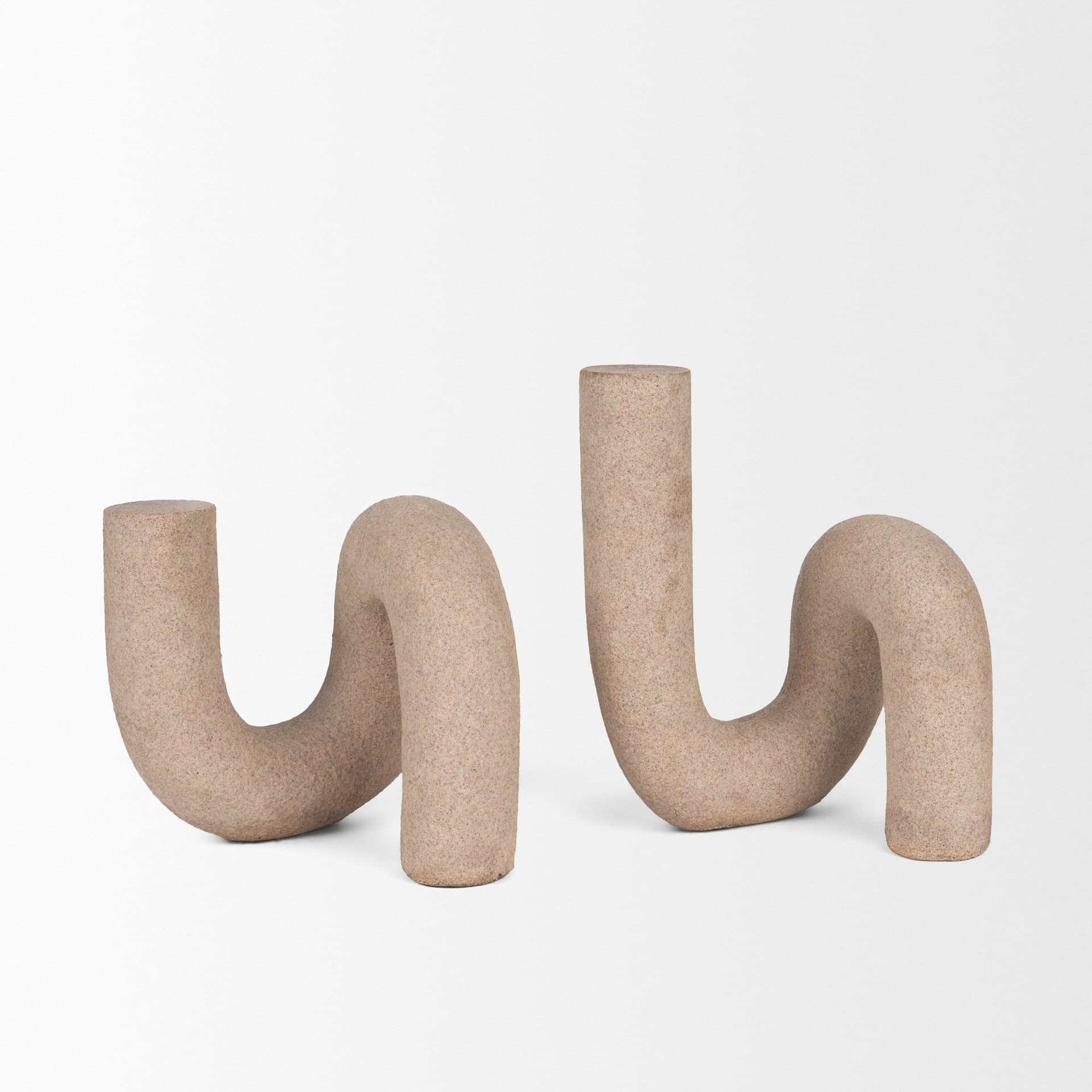 Kailas Resin Textured Sandstone Decorative Object — product photograph