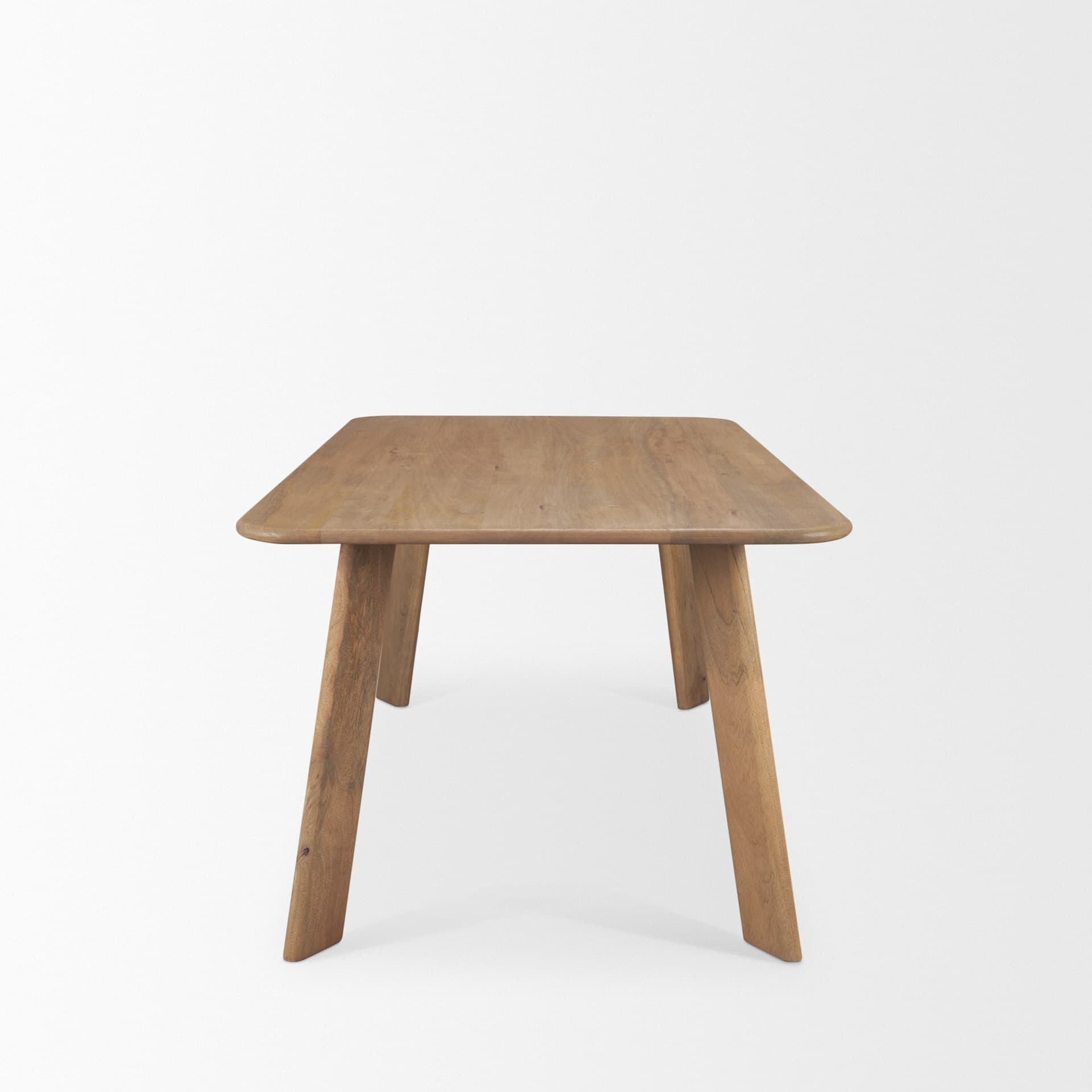 Welborn 72"L x 40"W Rectangular Dining Table | Modern | Light Brown Wood | Seats 6 — product photograph