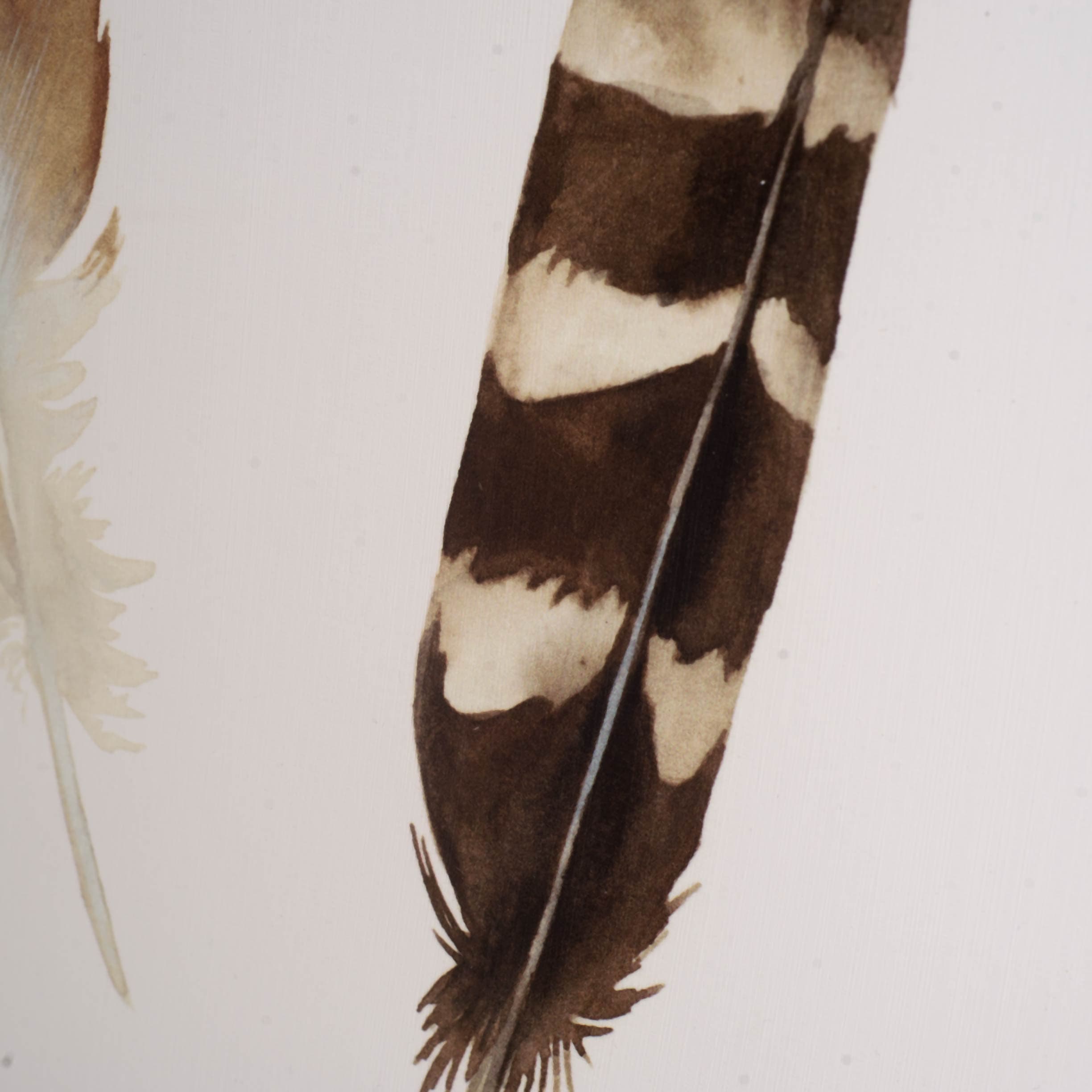 Red Rock Feathers I by Grace Popp a Hand Embellished Textured Framed Art Print Matted under Glass — product photograph