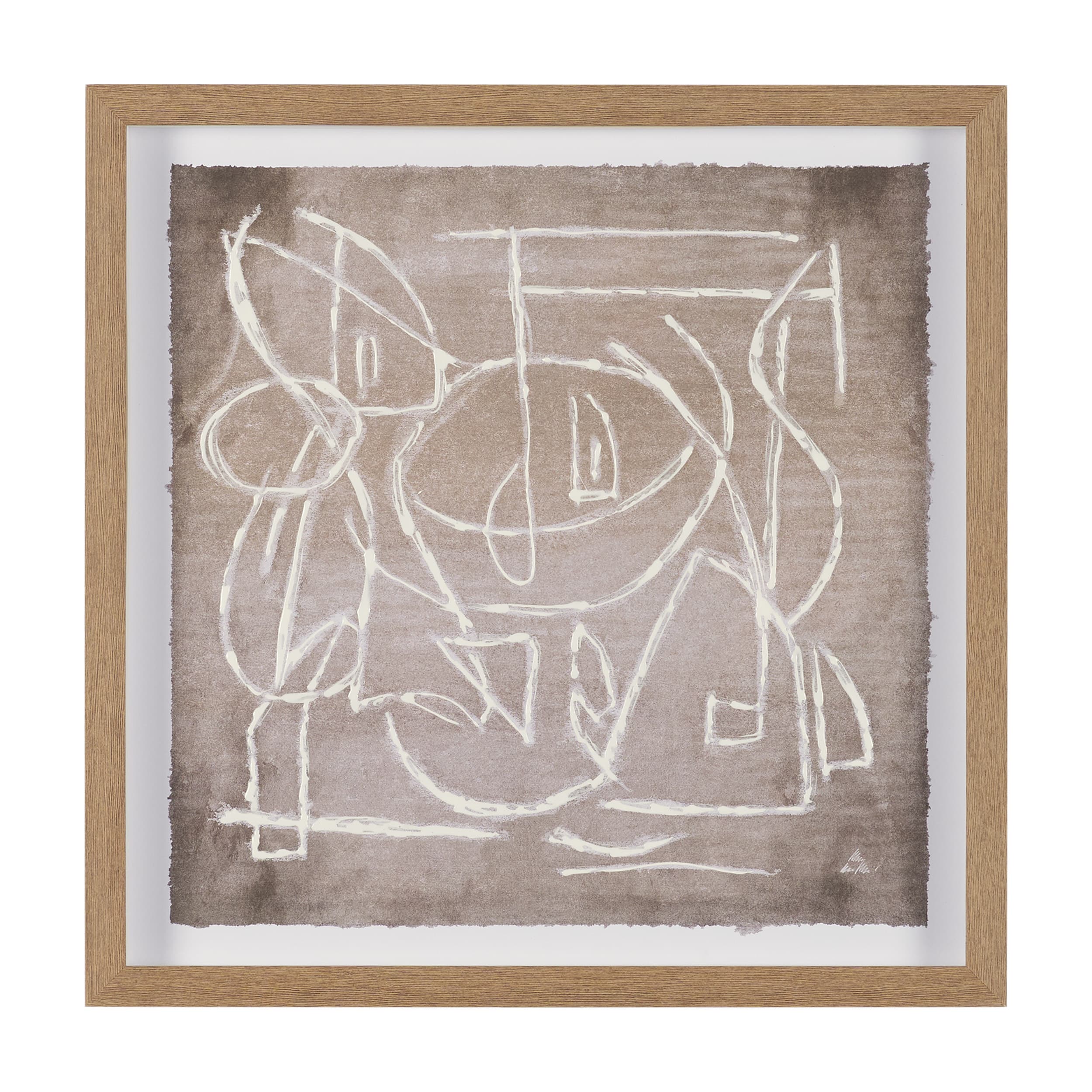 Obscure I by Mercana Studio Hand Embelished Framed Artwork Matted under Glass — product photograph