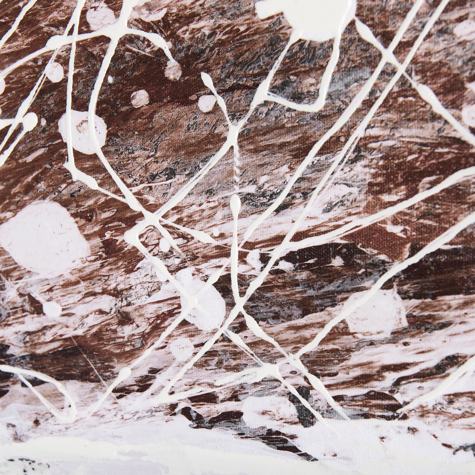 Sakura Rain III by Mercana Studio a Hand Embellished Textured Canvas — product photograph