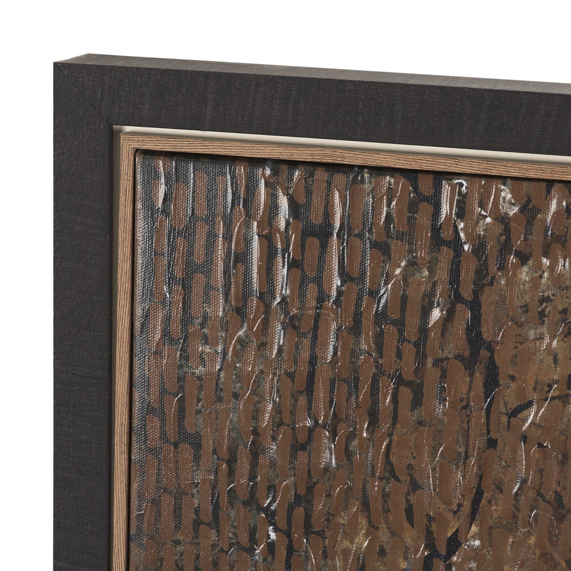 Chaos & Order III by Chad Warren a Hand Embellished Textured Framed Canvas — product photograph