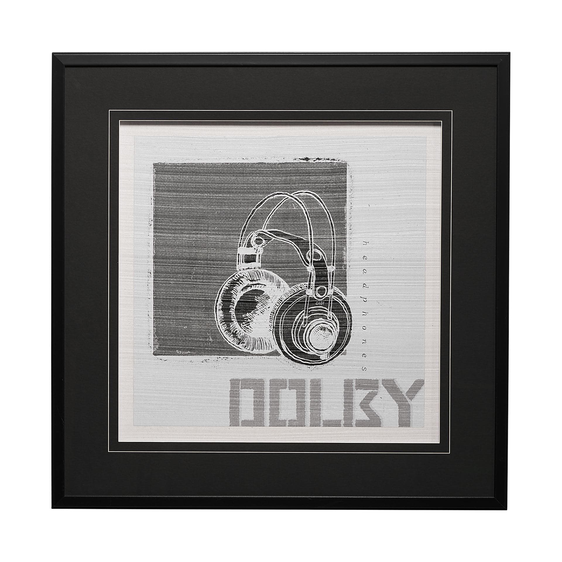 Retro Tone I by Alarm a Hand Embellished Textured Framed Art Print Matted under Glass — product photograph