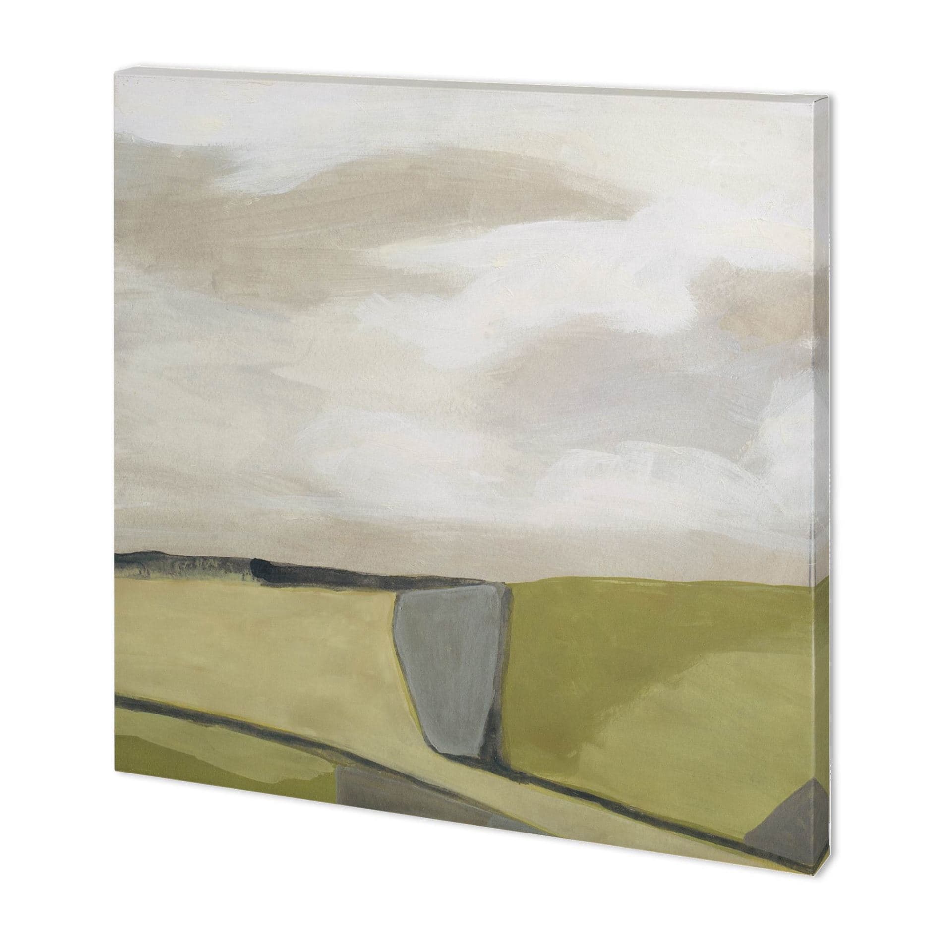 Far Fields II by June Vess a Hand Embellished Textured Canvas — product photograph