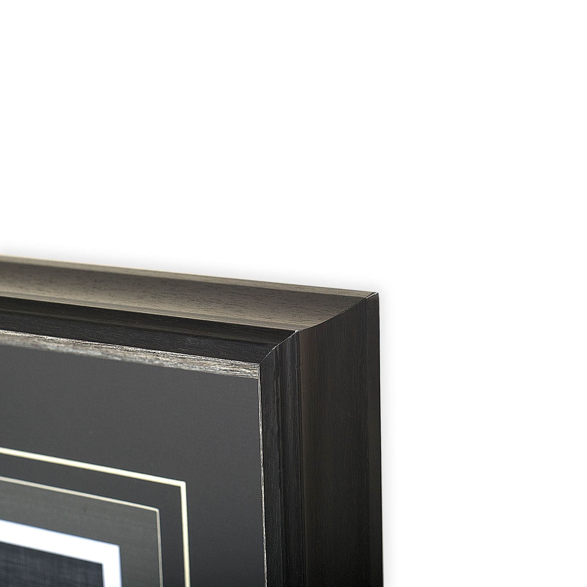 Dramatic Peony I by Vision Studio a Hand Embellished Textured Framed Art Print Matted under Glass — product photograph