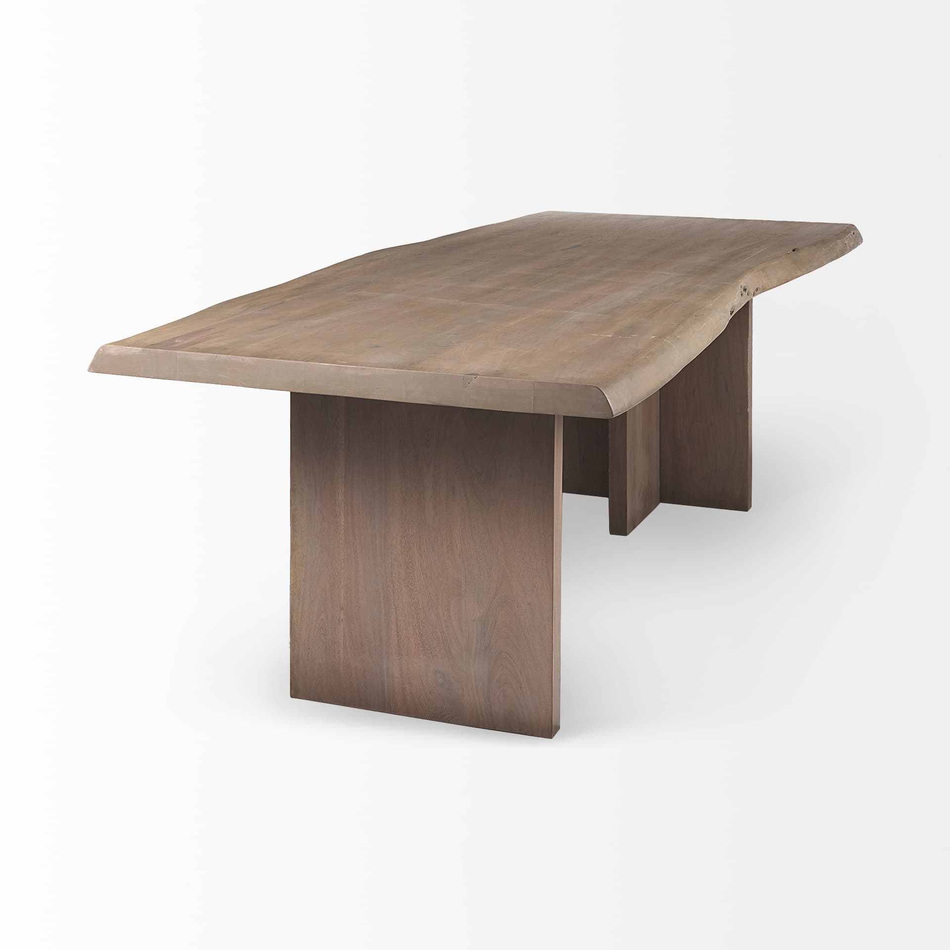 Konstantin 94"L x 40"W Rectangular Dining Table | Modern | Med Brown Wood | Seats 8 — product photograph