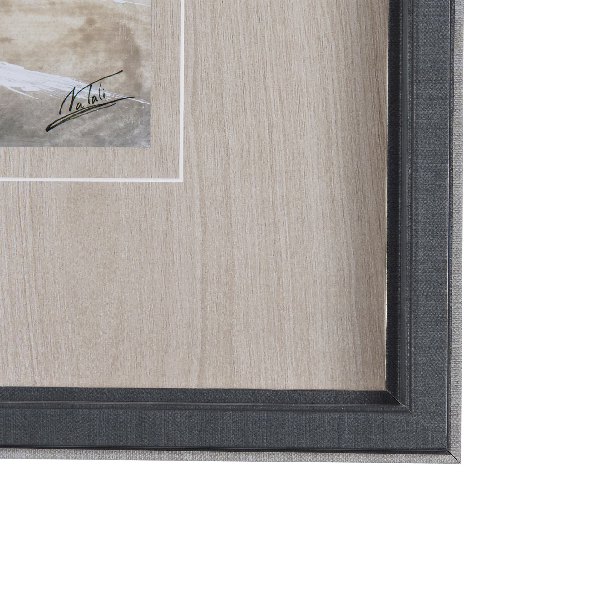 Late Autumn in Countryside I by Mercana Studio Hand Embellished Framed Art Print Matted under Glass — product photograph