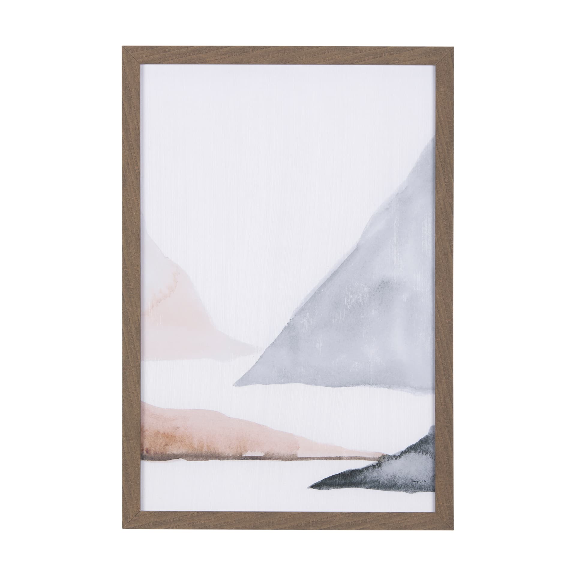 Sandy Land II by Mercana Studio a Hand Embellished Textured Framed Art Print — product photograph
