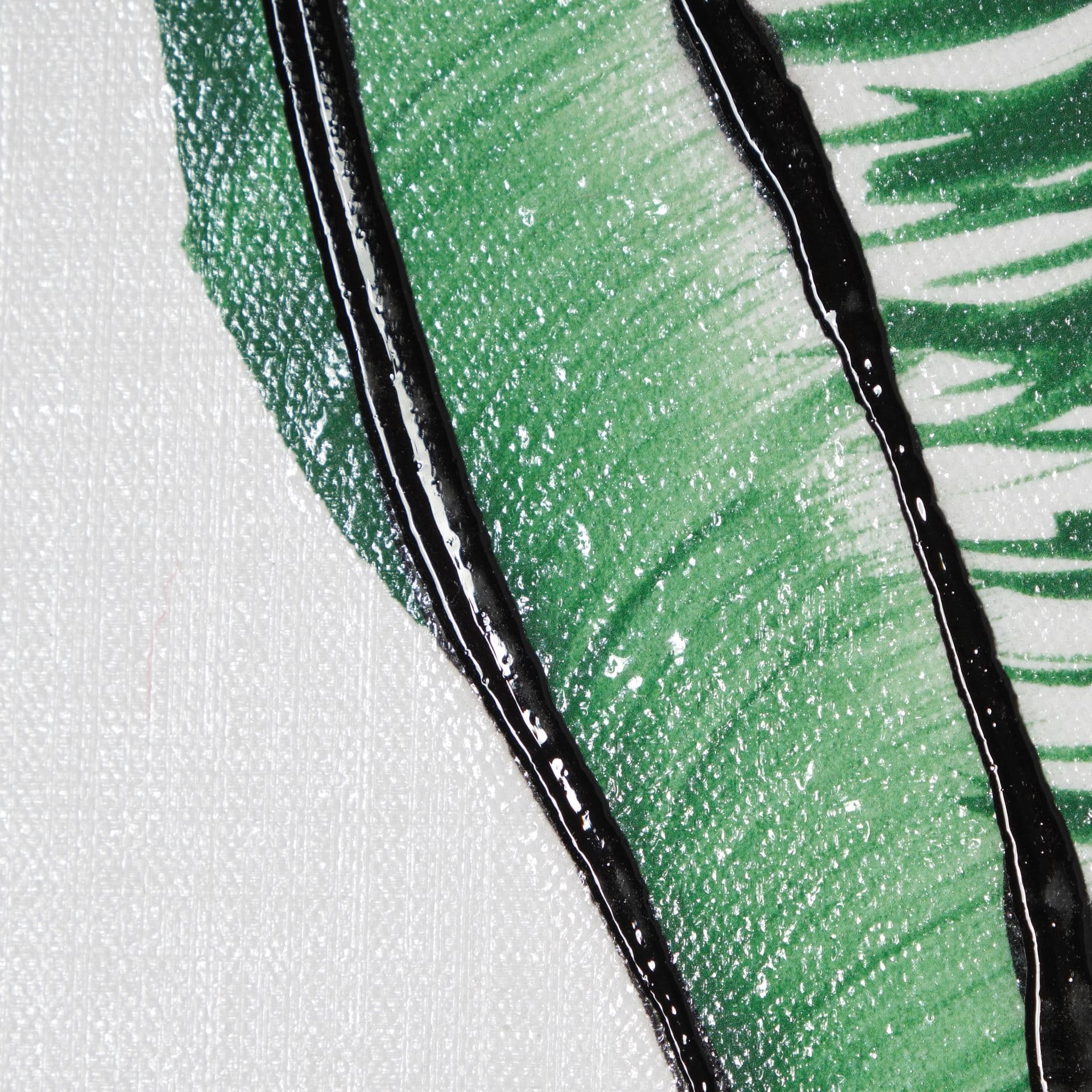 Cactus I by Mercana Studio a Hand Embellished Textured Framed Art Print Matted under Glass — product photograph