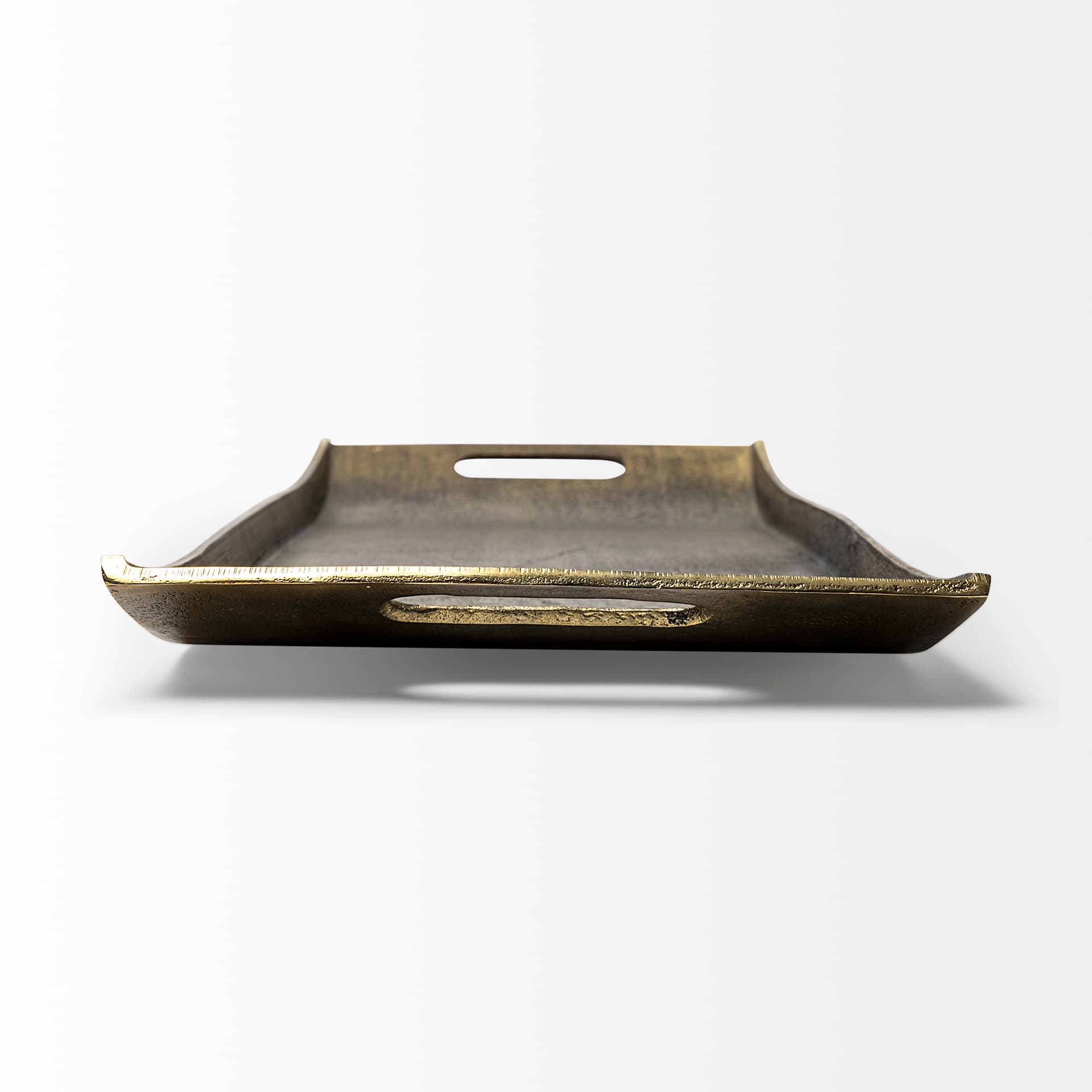 Drey 24L x 10W Gold Rectangular Tray — product photograph
