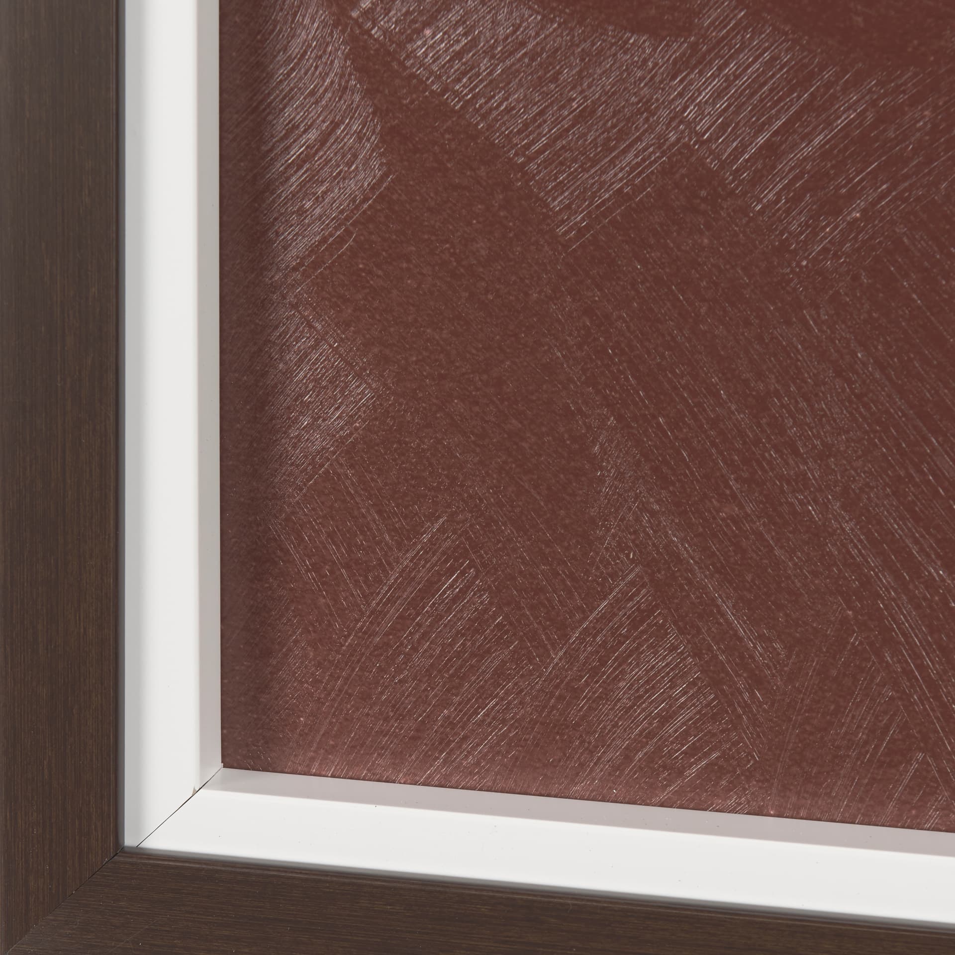 Sienna Silhouette II by Mercana Studio a Hand Embellished Textured Framed Art Print — product photograph