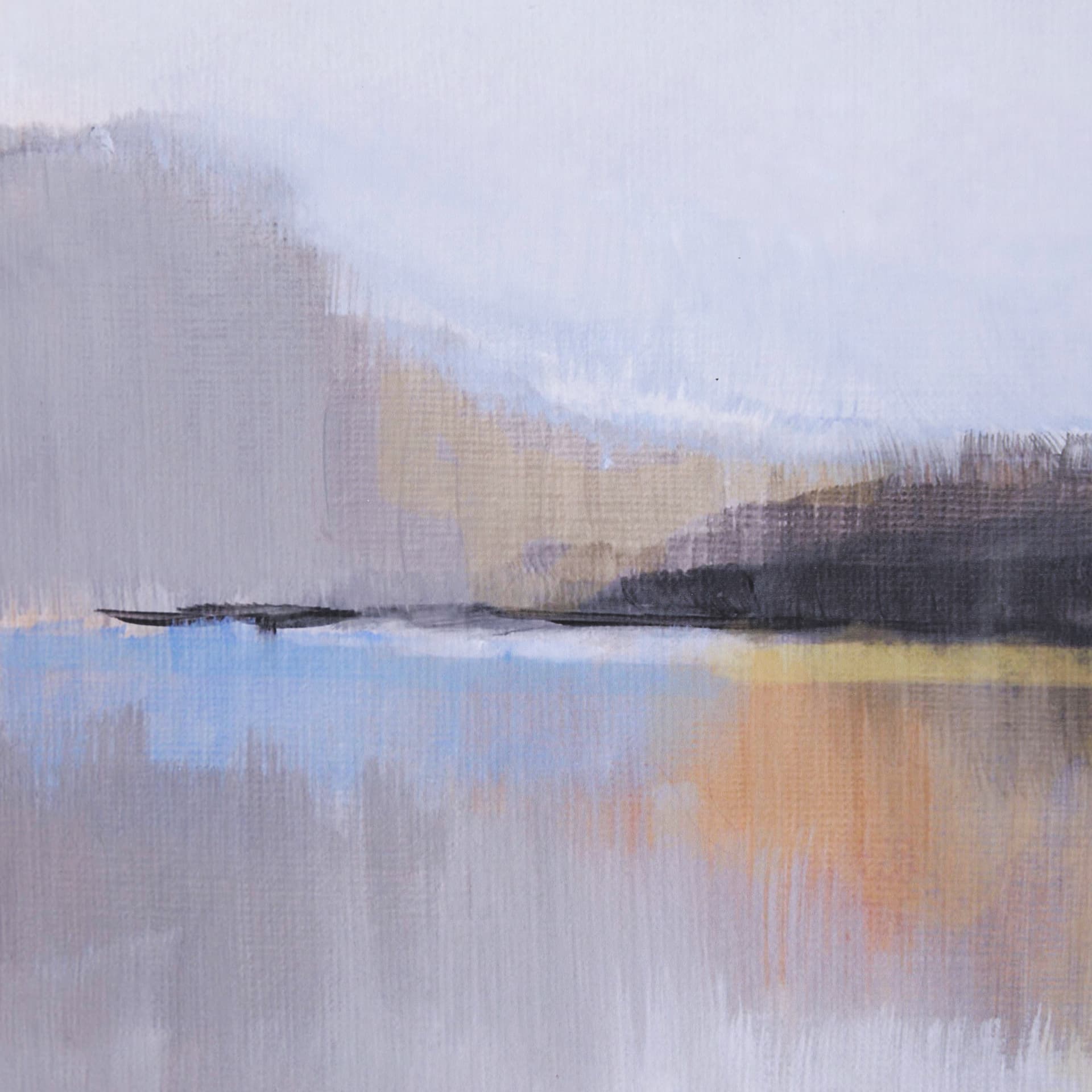 Grey Dunes I by Alison Jerry a Hand Embellished Textured Framed Art Print Matted under Glass — product photograph