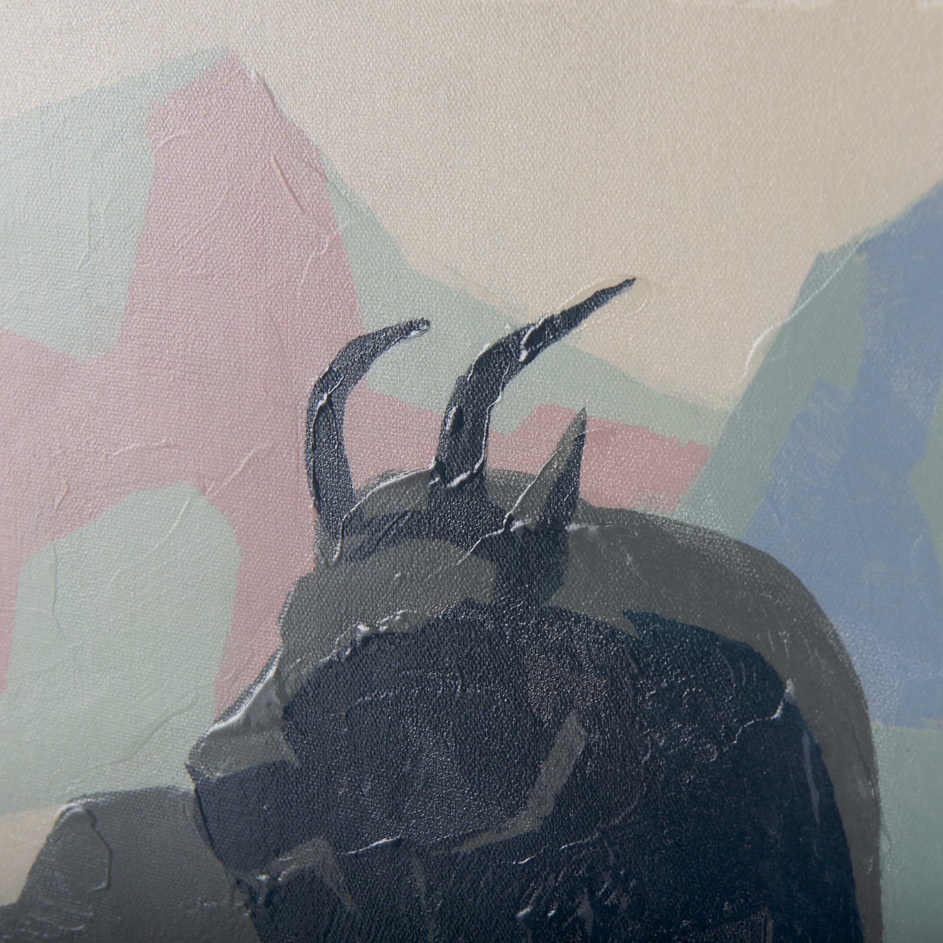 The Call of the Wild II by Mercana Studio a Hand Embellished Textured Canvas — product photograph