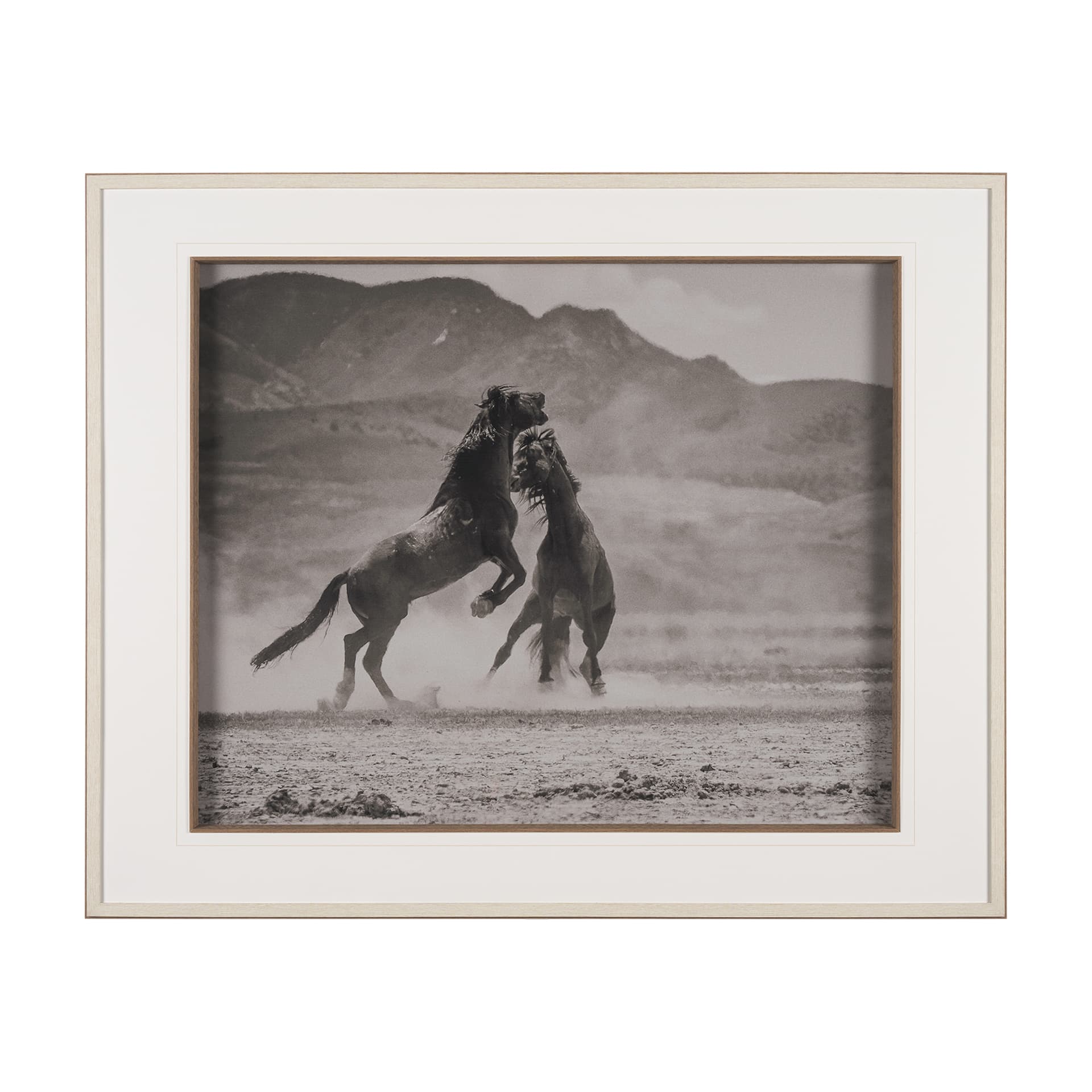 The Meeting by Nancy Crowell a Hand Embellished Framed Photo Art Print Matted under Glass — product photograph
