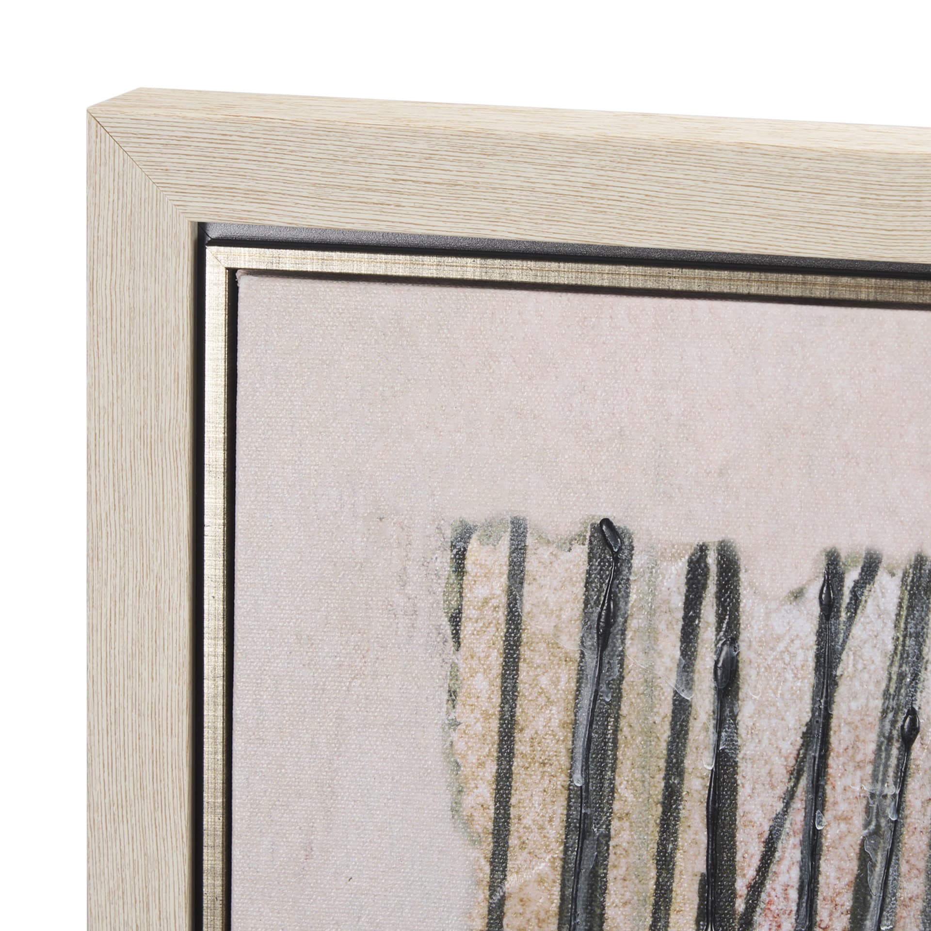 Strand by Mercana Studio a Hand Embellished Textured Framed Canvas — product photograph