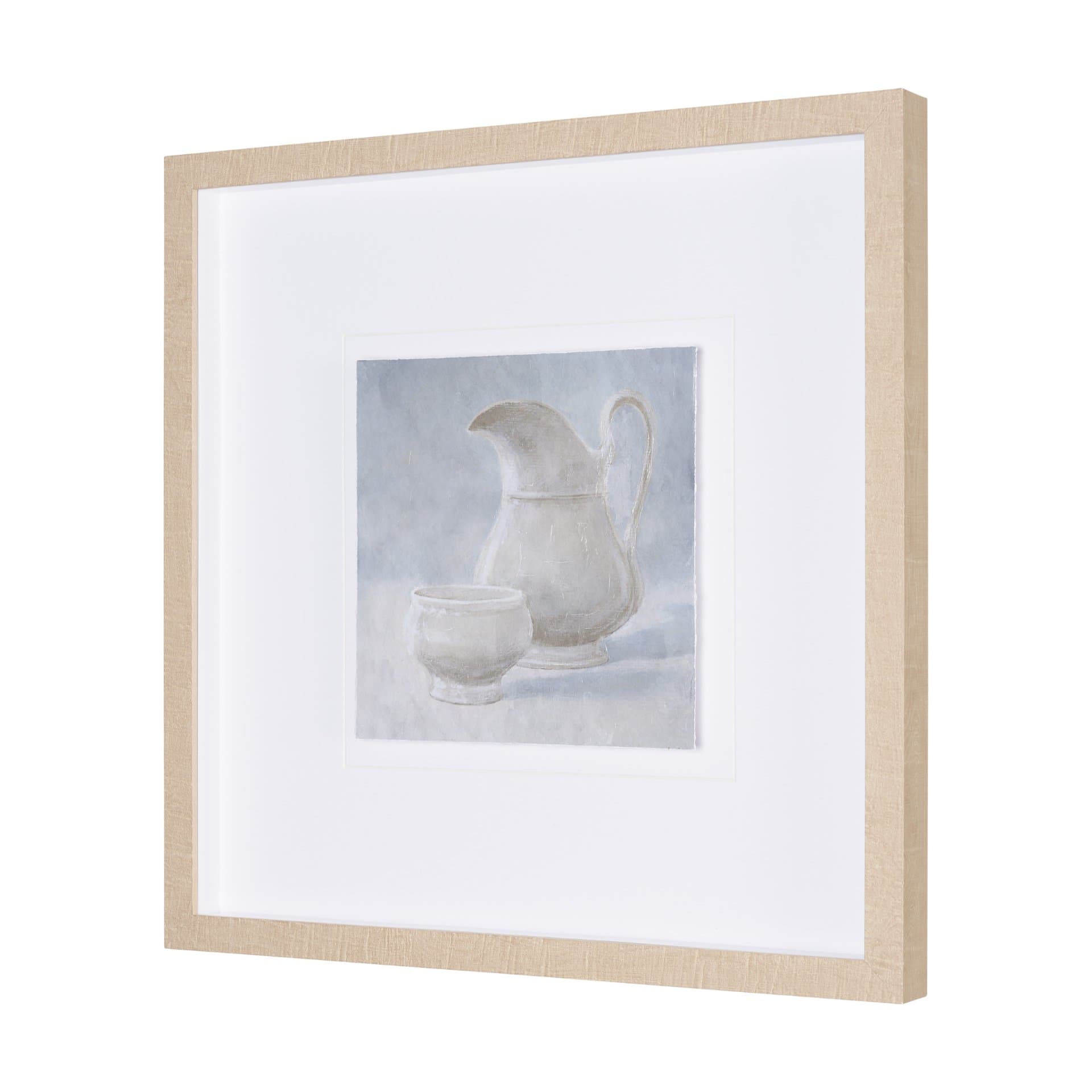 Studies in White and Ash: Study II by Mercana Studio Textured Framed Artwork Matted under Glass — product photograph