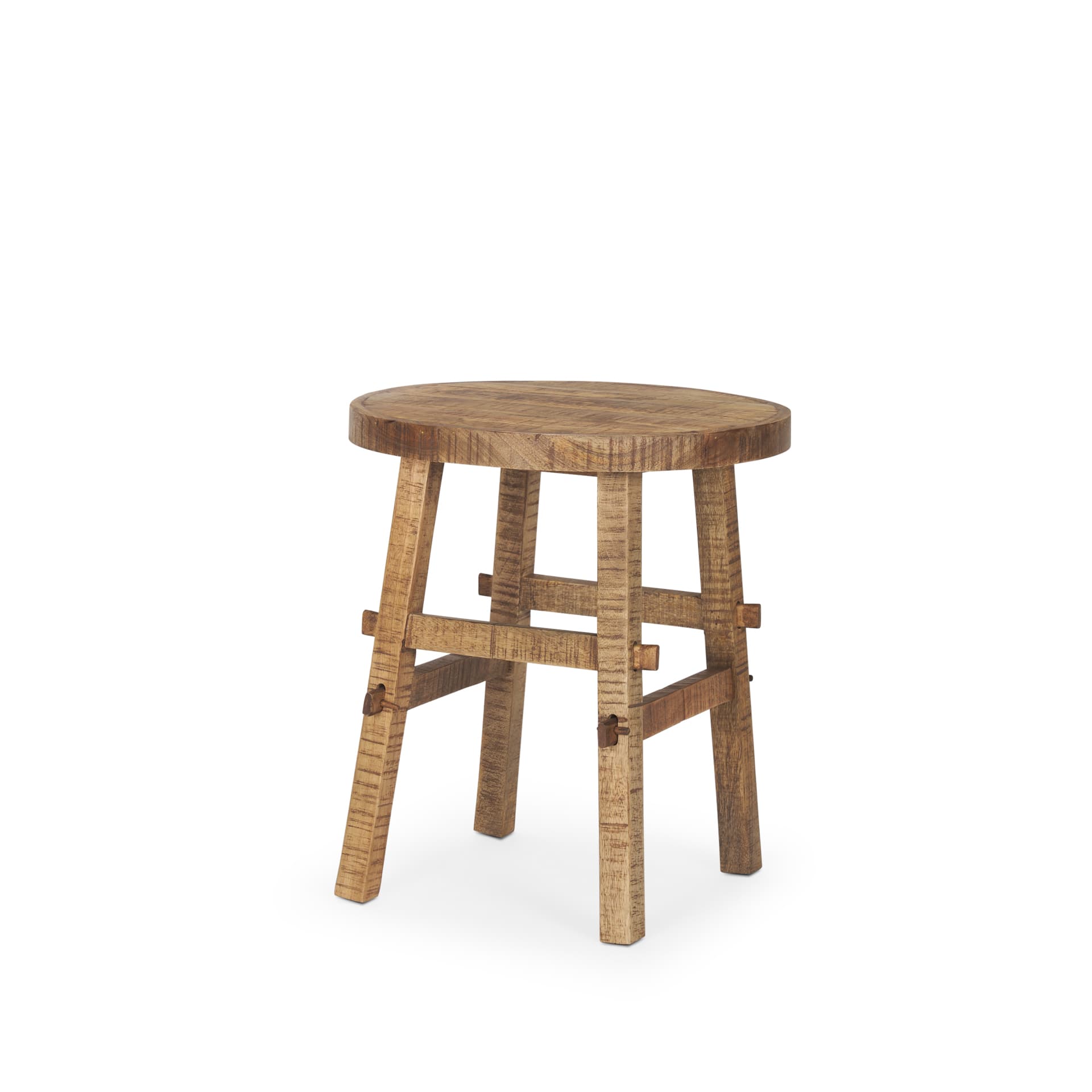 Rosie Small Brown Wood End Table — product photograph