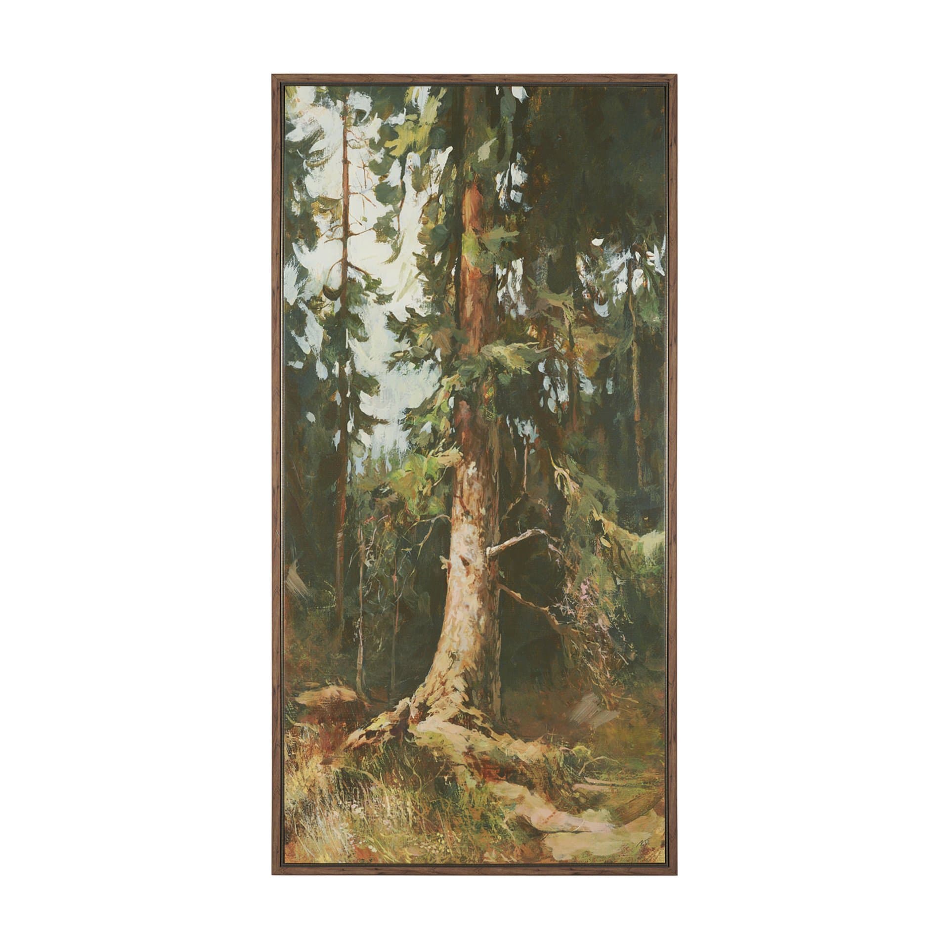 Heart of the Forest IV by Mercana Studio Hand-Embellished Textured Framed Canvas Artwork — product photograph