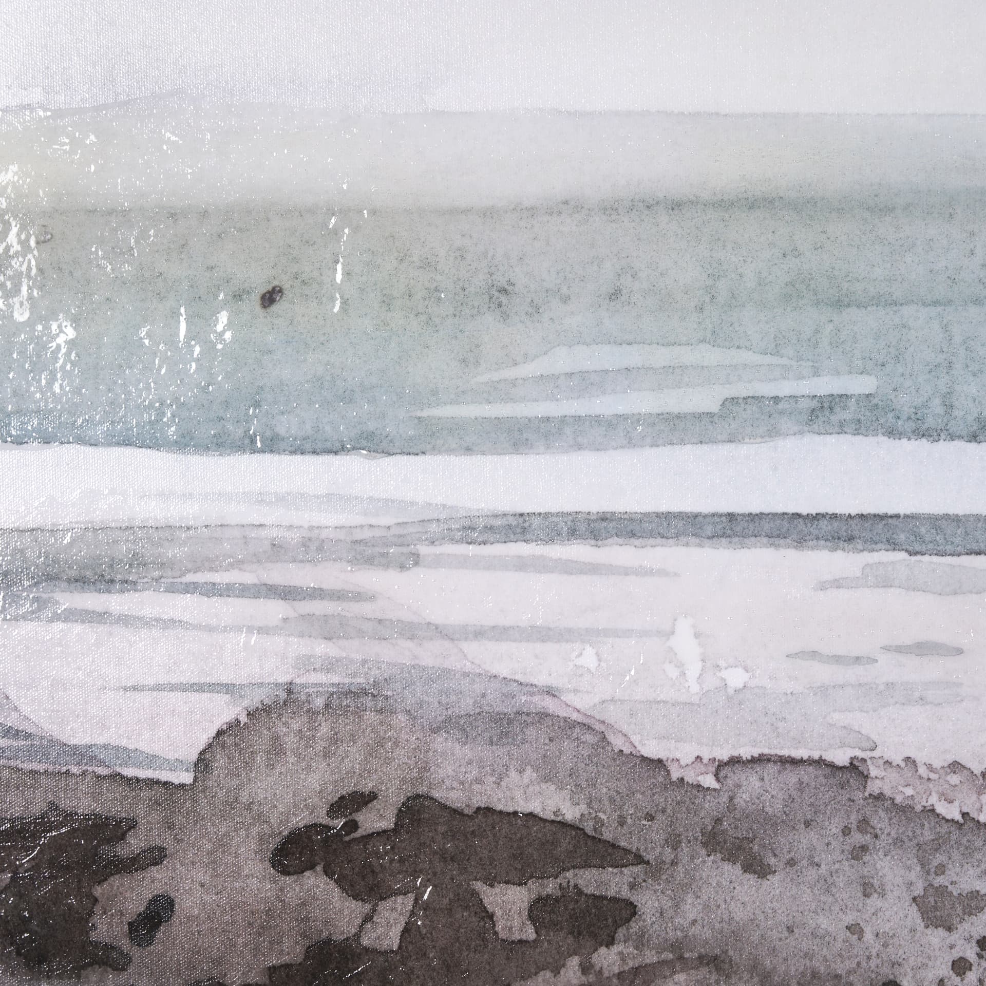 Seaside Vacation IV by Mercana Studio a Hand Embellished Textured Framed Art Print — product photograph
