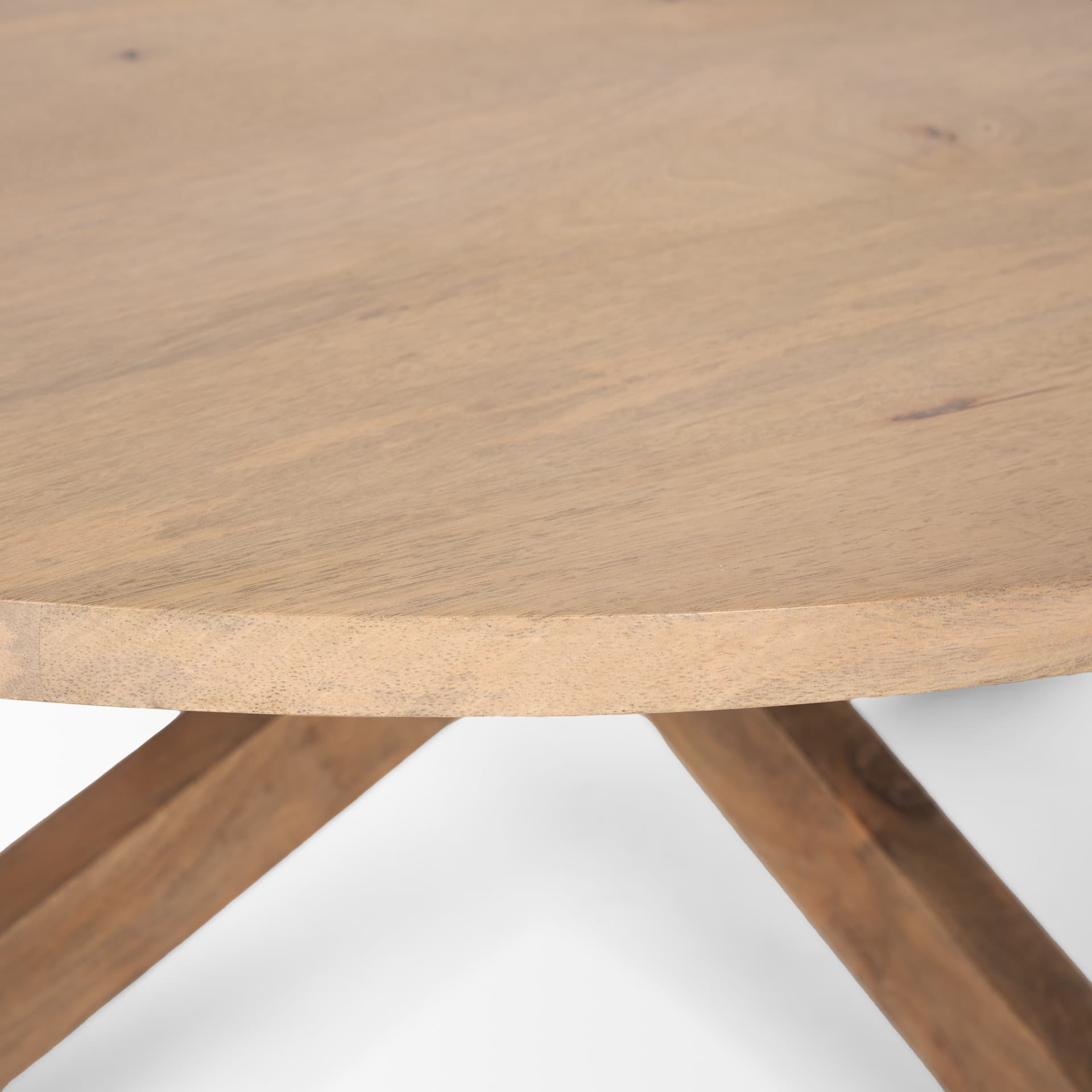 Solana Light Brown Wood Coffee Table — product photograph