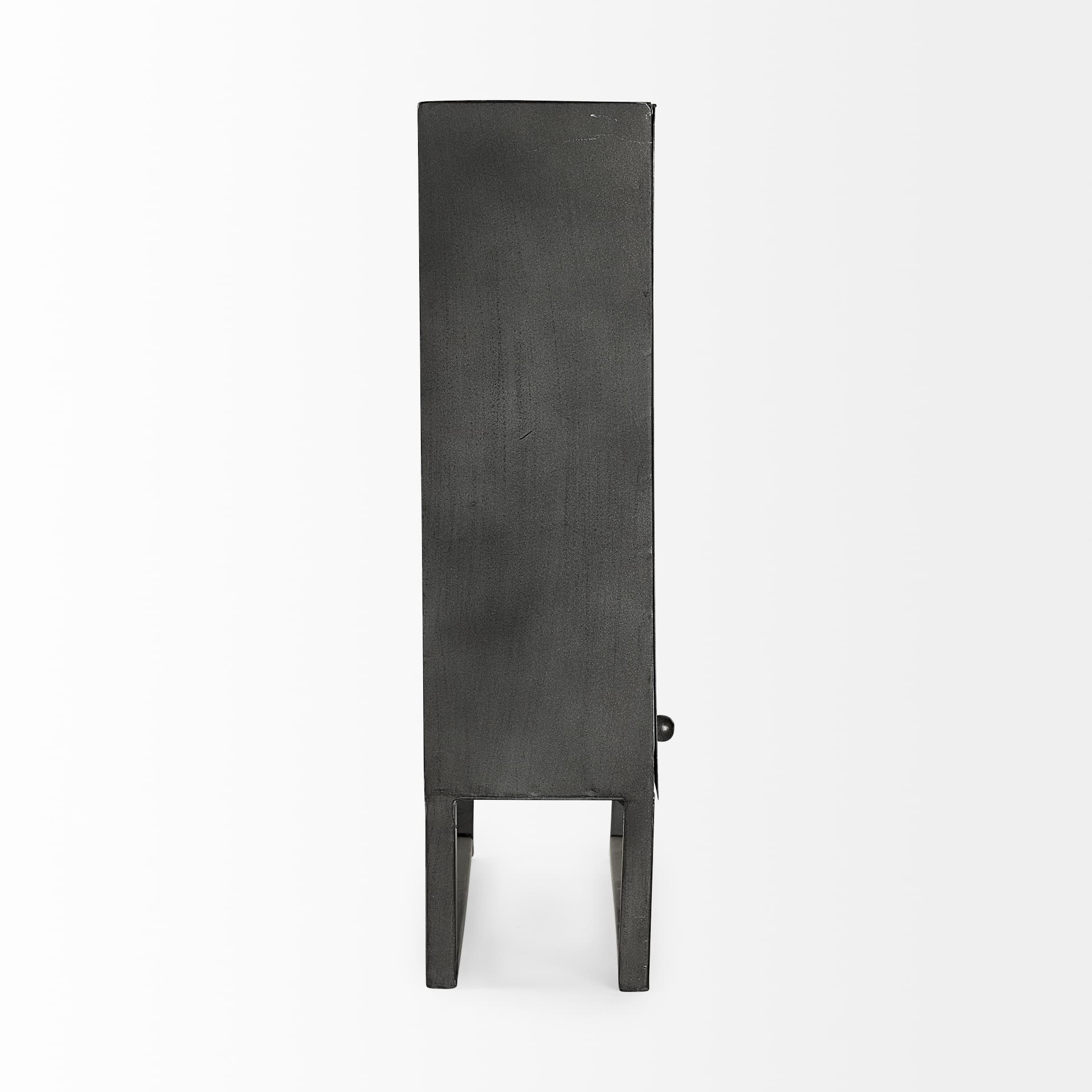 Felix Gray Metal Square Table Clock — product photograph