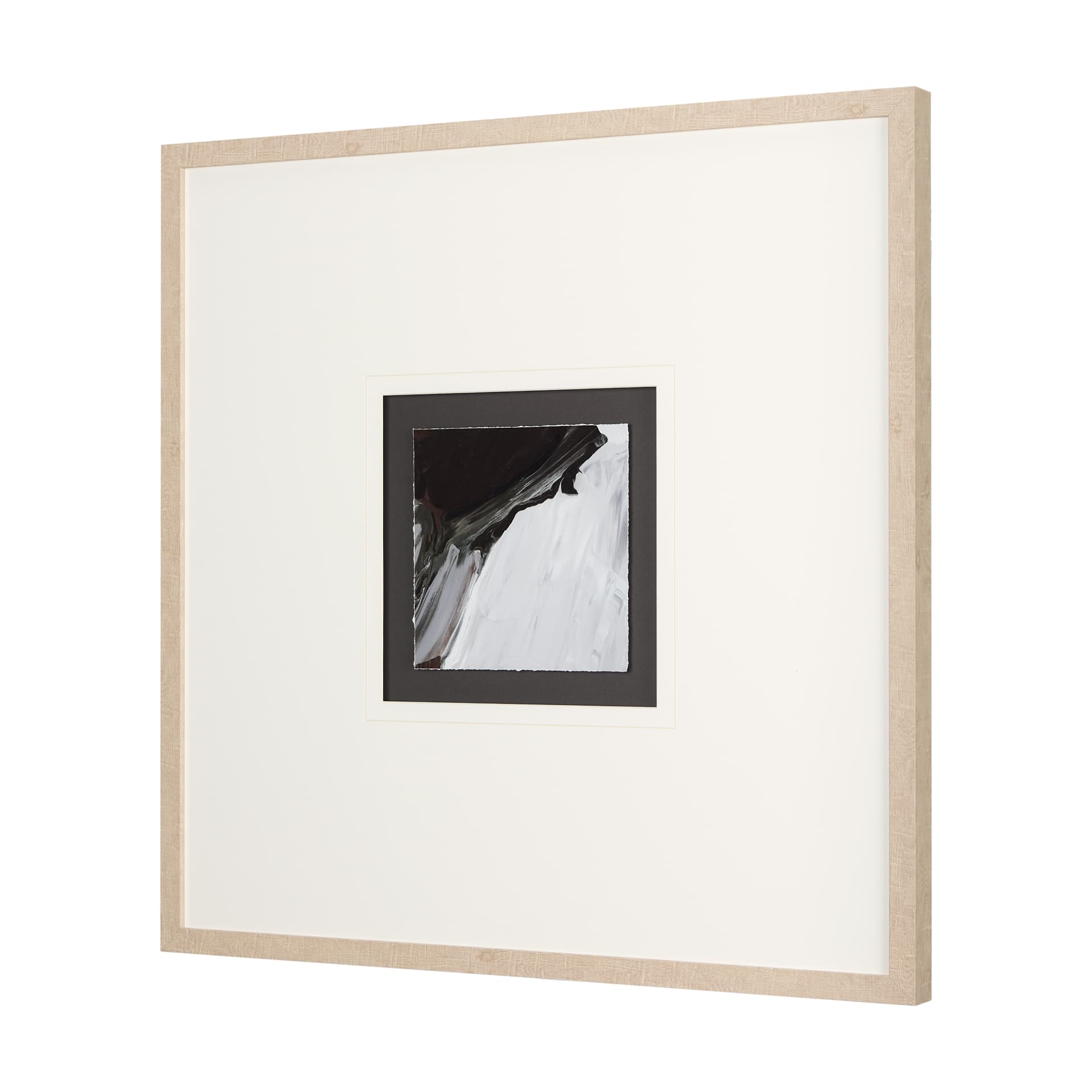 Harmonic V by Mercana Studio a Hand Embellished Textured Framed Art Print Matted under Glass — product photograph