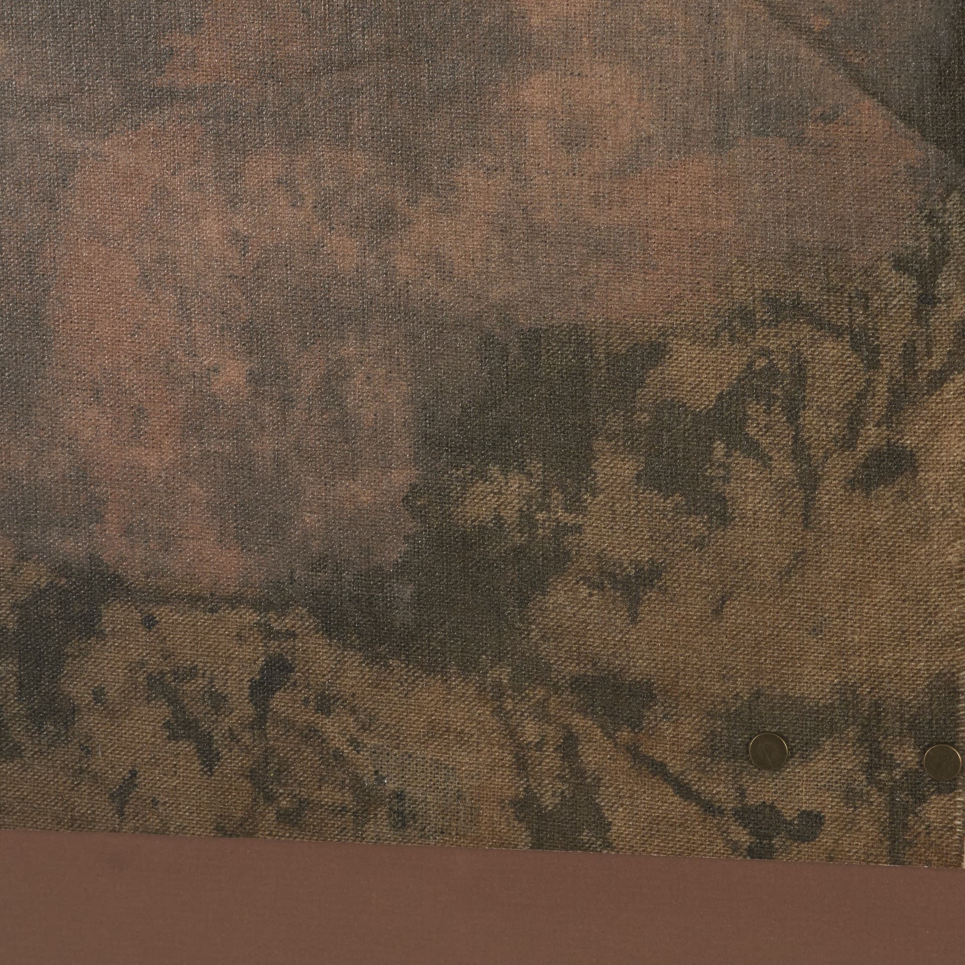 Textural Echo - Patina by Kristine Hegre Hand Embelished Textured Framed Artwork Matted under Glass — product photograph