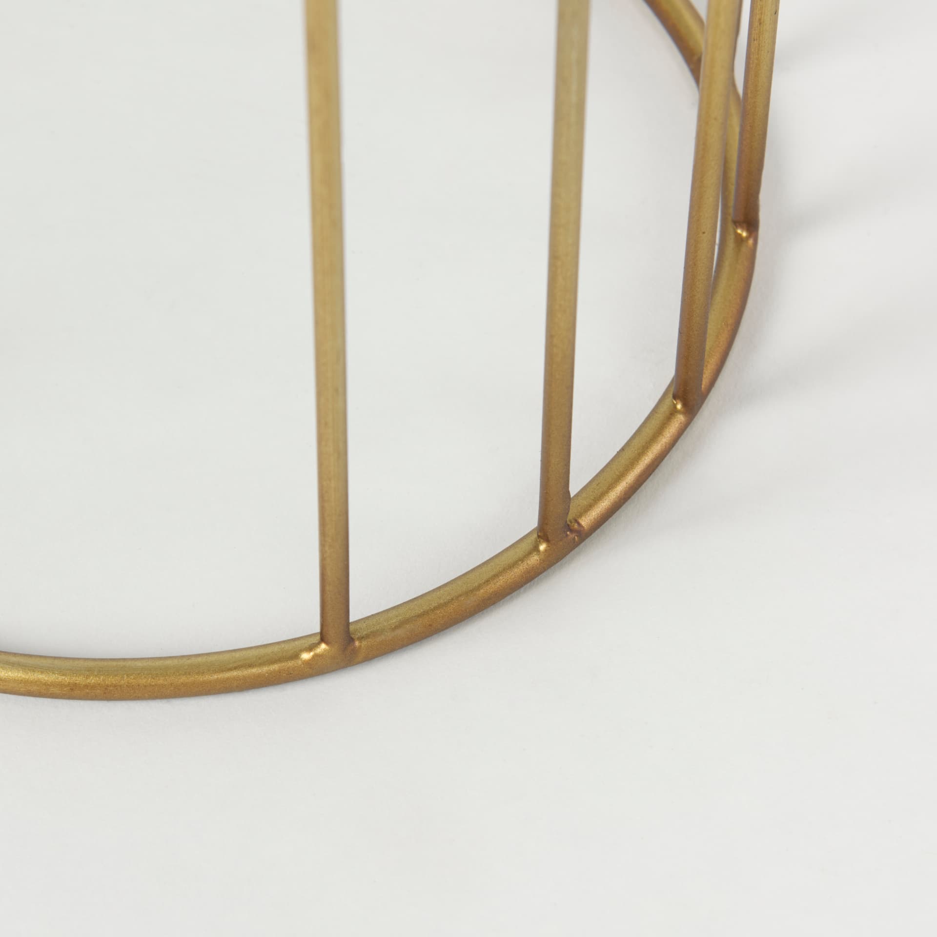 Danica Set of 2 Matte Black Metal Plant Stands — product photograph