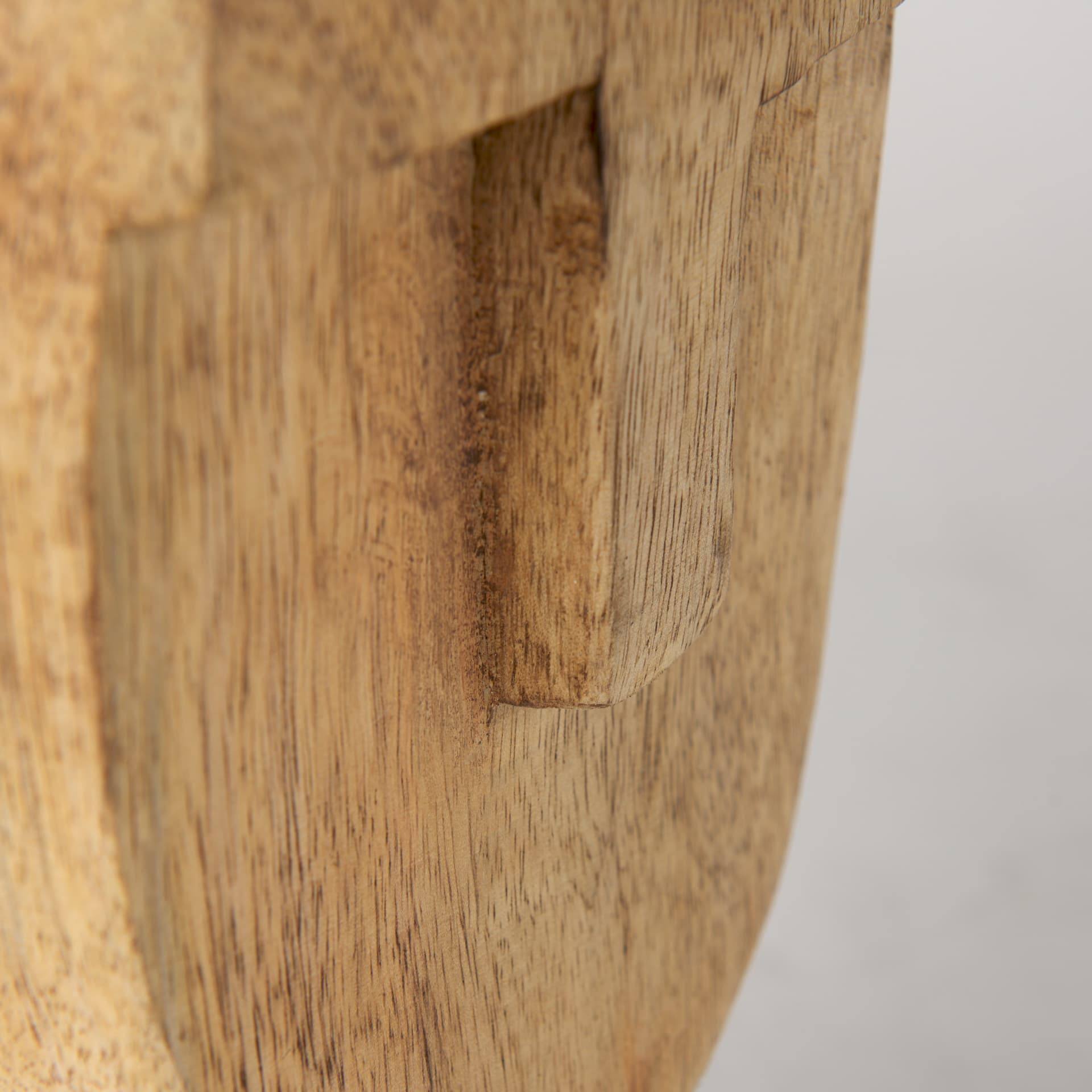 Ivan Medium Wooden Head Sculpture — product photograph