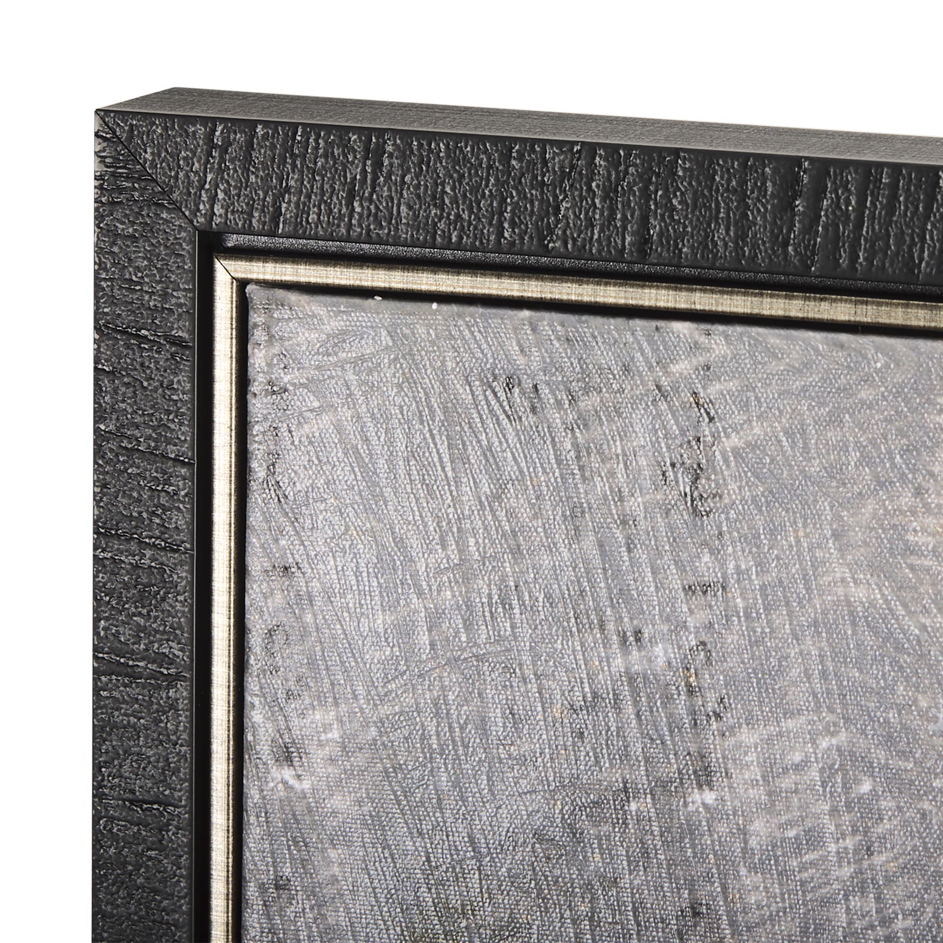 Bull by Mercana Studio a Hand Embellished Textured Framed Canvas — product photograph