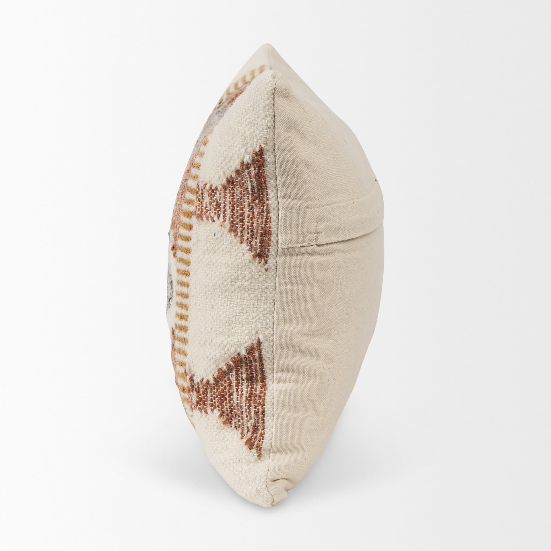 Kenzie 13x21 Multi Colored Print Lumbar Pillow Cover w/ Non-Allergen Filler — product photograph