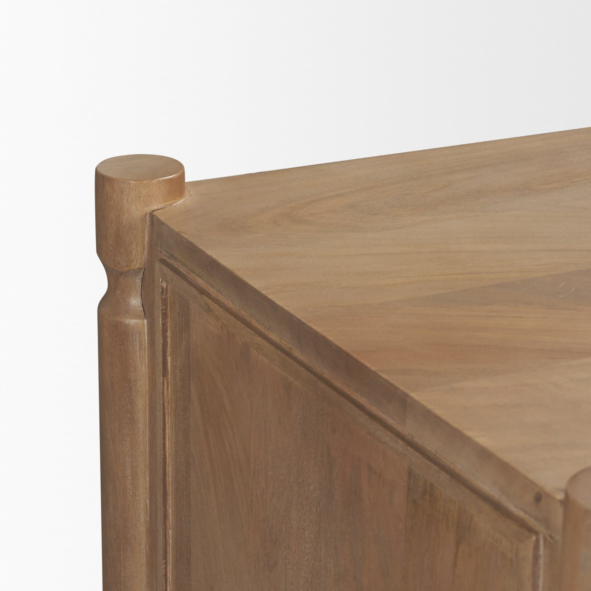 Phil Light Brown Wood 2 Door 3 Drawer Closed Sideboard — product photograph