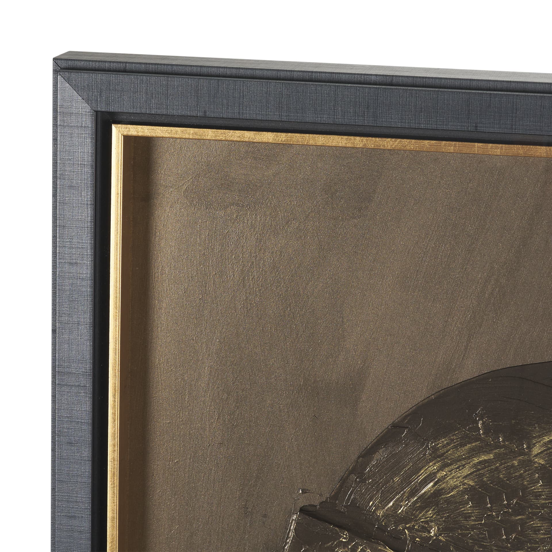 The Bronze Spark II by Studio M a handmade Original Framed Artwork under Glass — product photograph