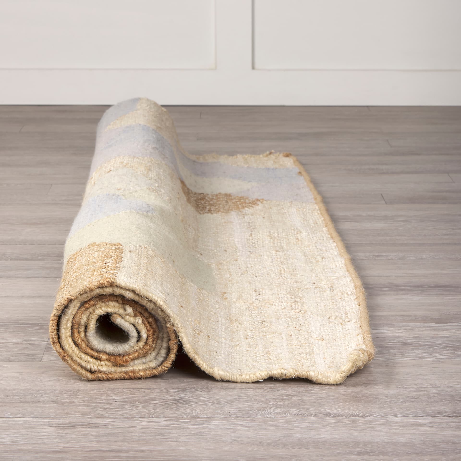 Mayson 5x8 Cream Multi-Colored Honeycomb Pattern Area Rug — product photograph
