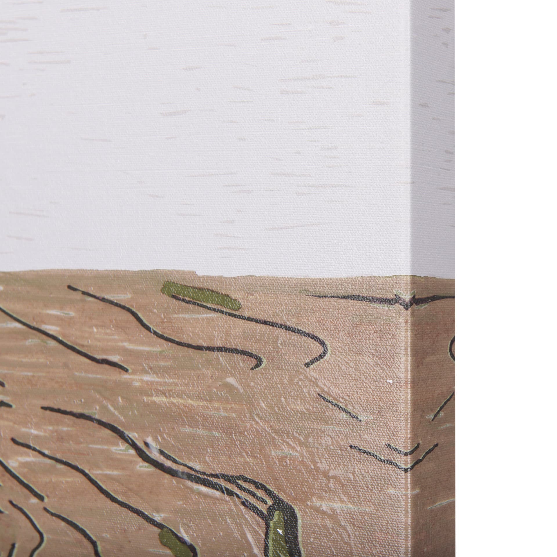 Farmland Spring I by Mercana Studio a Hand Embellished Textured Canvas — product photograph