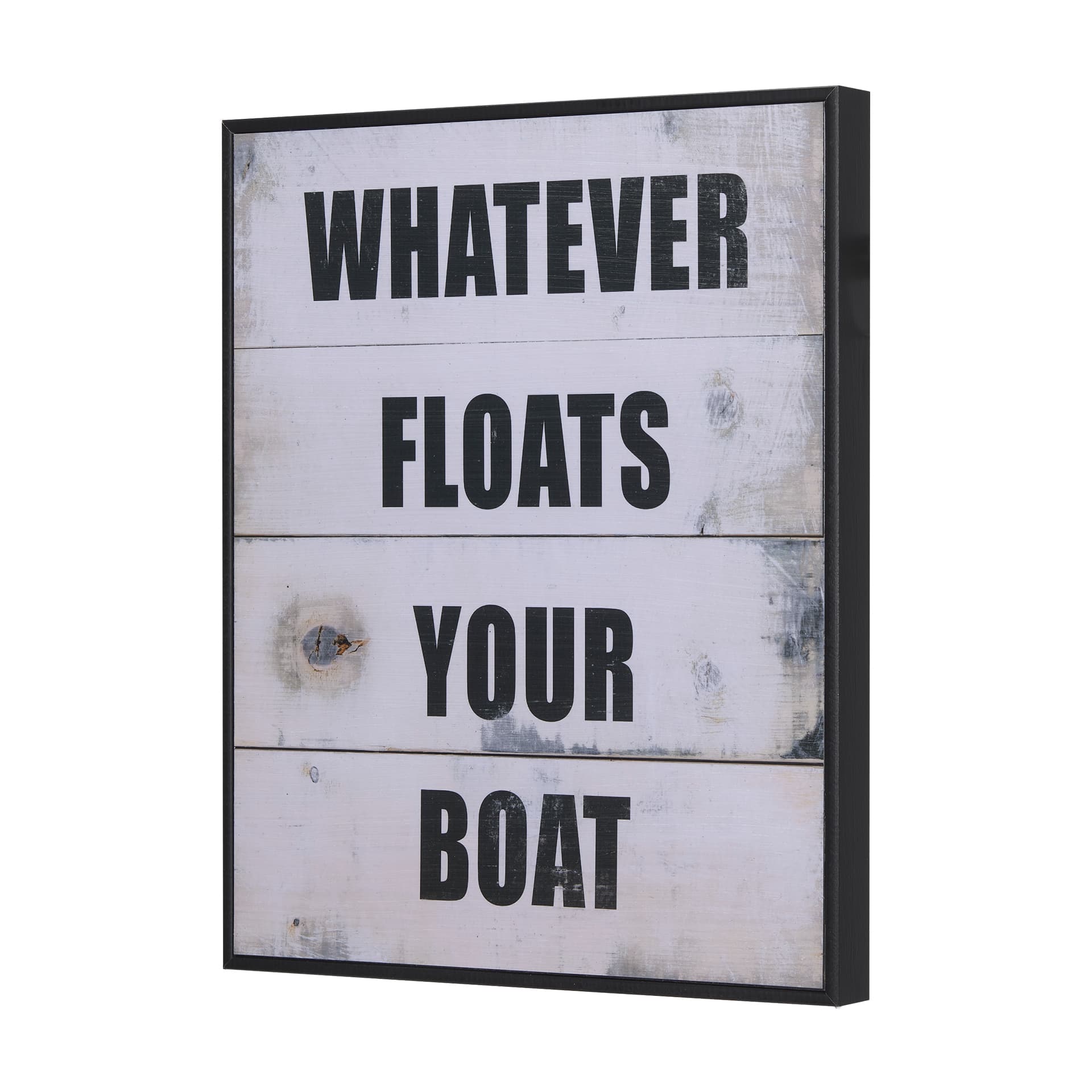 Float Your Boat by Mercana Studio a Hand Embellished Textured Framed Art Print — product photograph