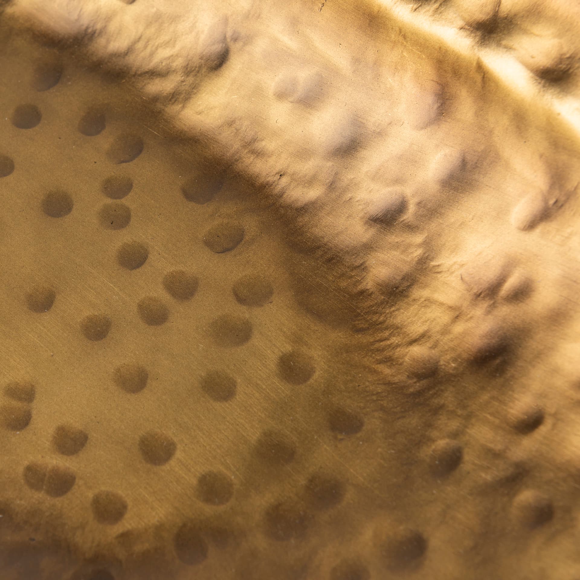 Karmen (Set of 2) Gold Hammered Oversized Bowls — product photograph