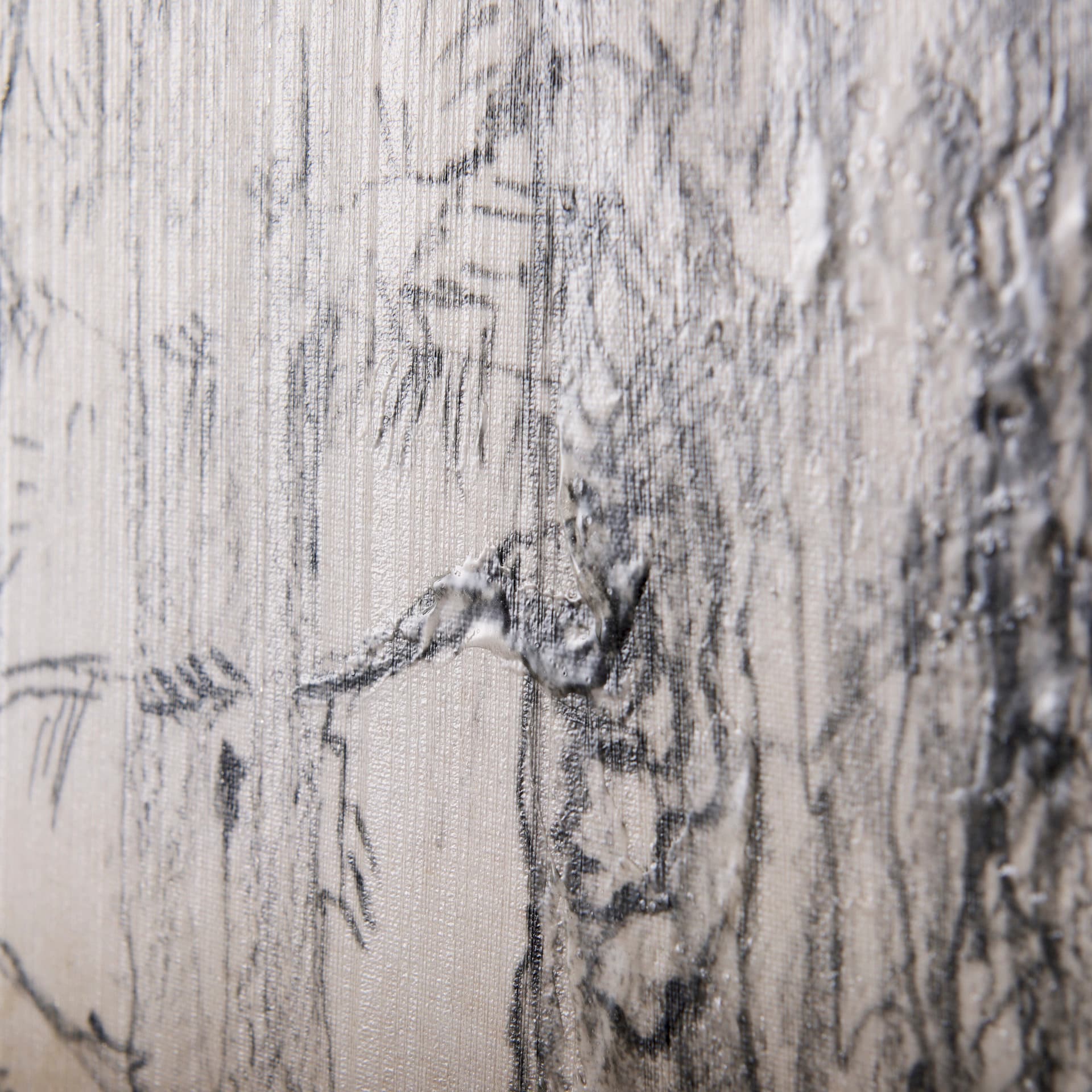 Forest I by Natali a Hand Embellished Textured Canvas — product photograph
