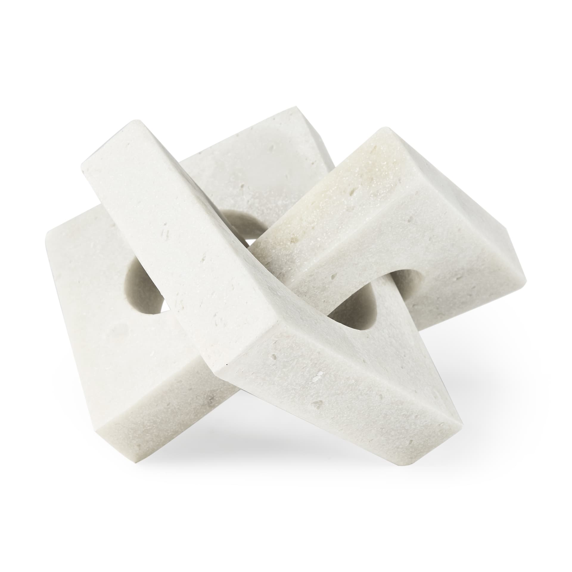 Linx Large Granite Resin Sculpture Decorative Object — product photograph