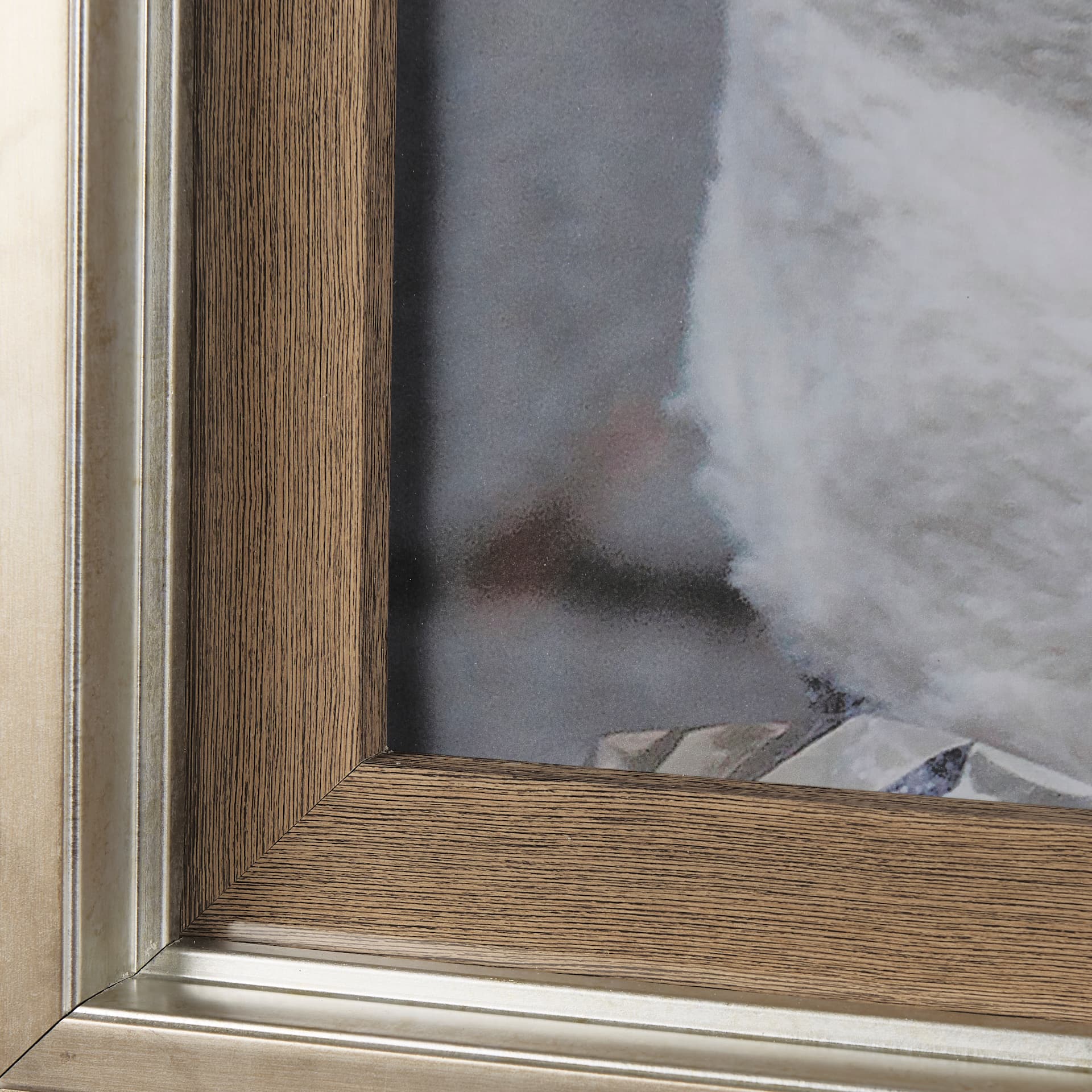 Clever Canines by Mercana Studio a Hand Embellished Textured Framed Photo Art Print Matted under Gla — product photograph
