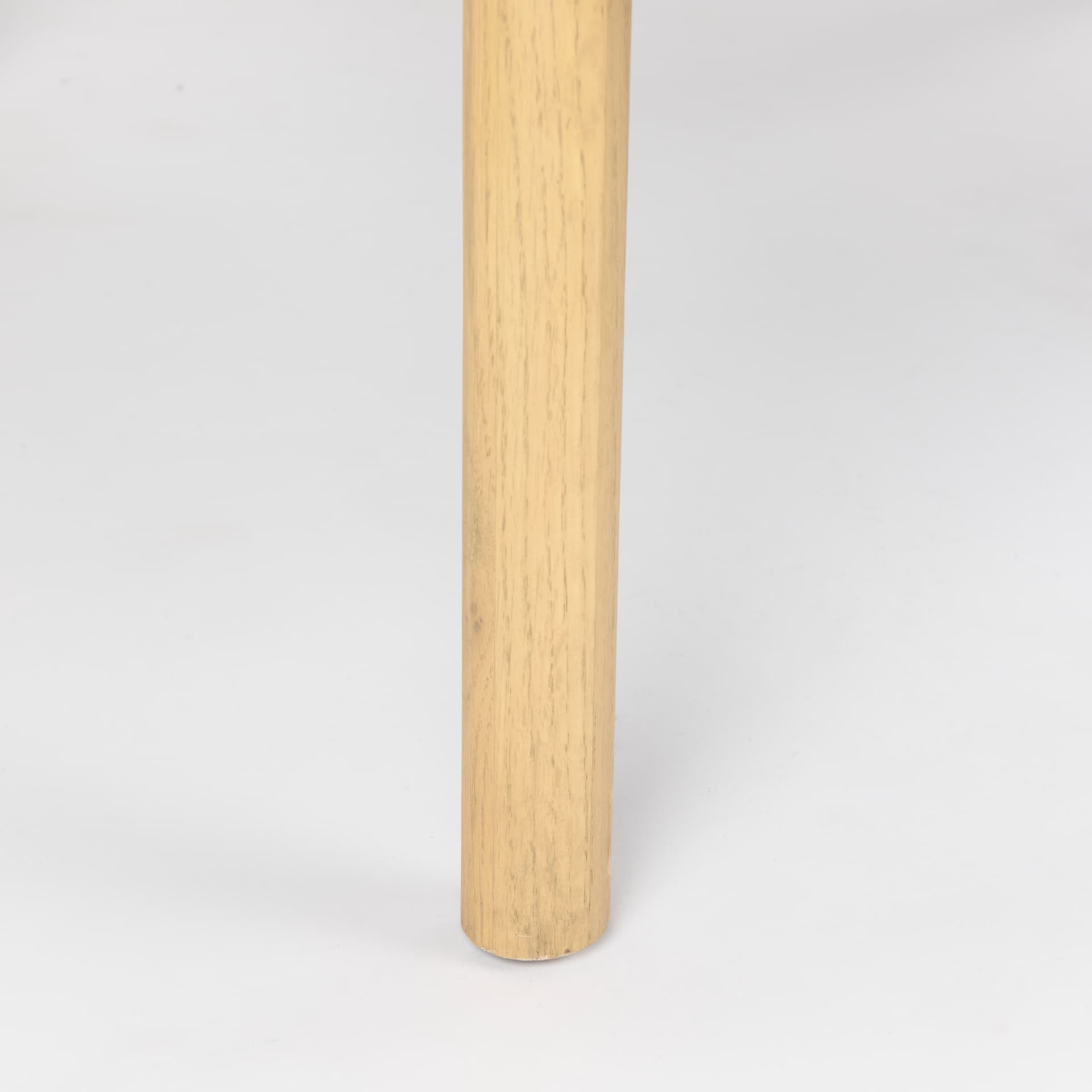Ashton Brown Leather w/ Light Wood Accent Chair — product photograph