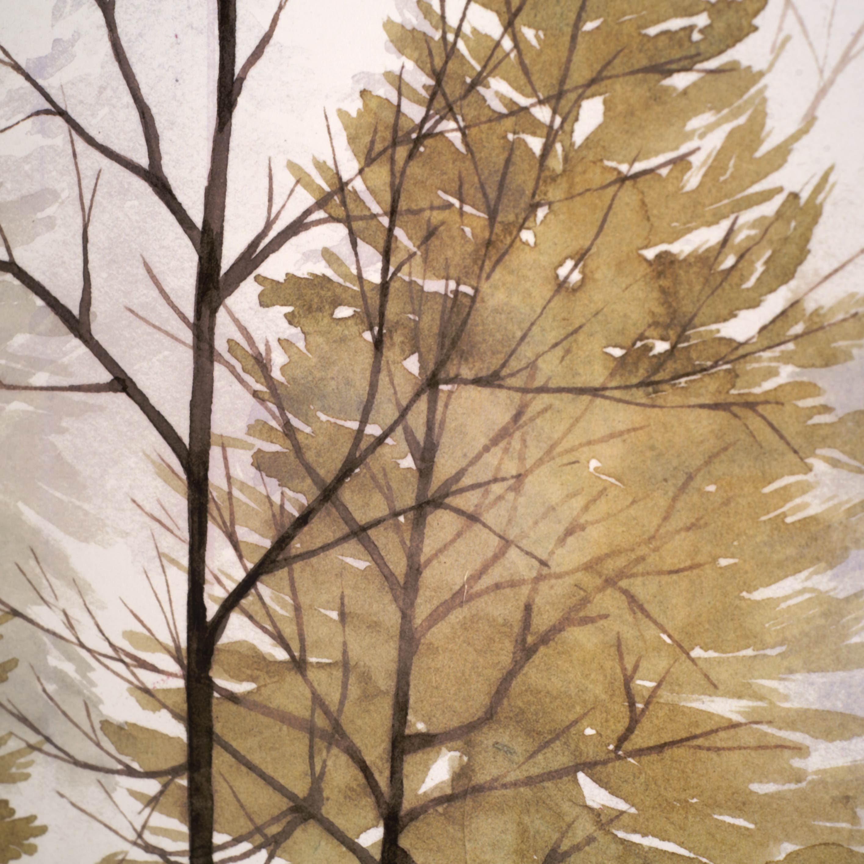 In the Mist I by Grace Popp a Framed Art Print Matted under Glass — product photograph