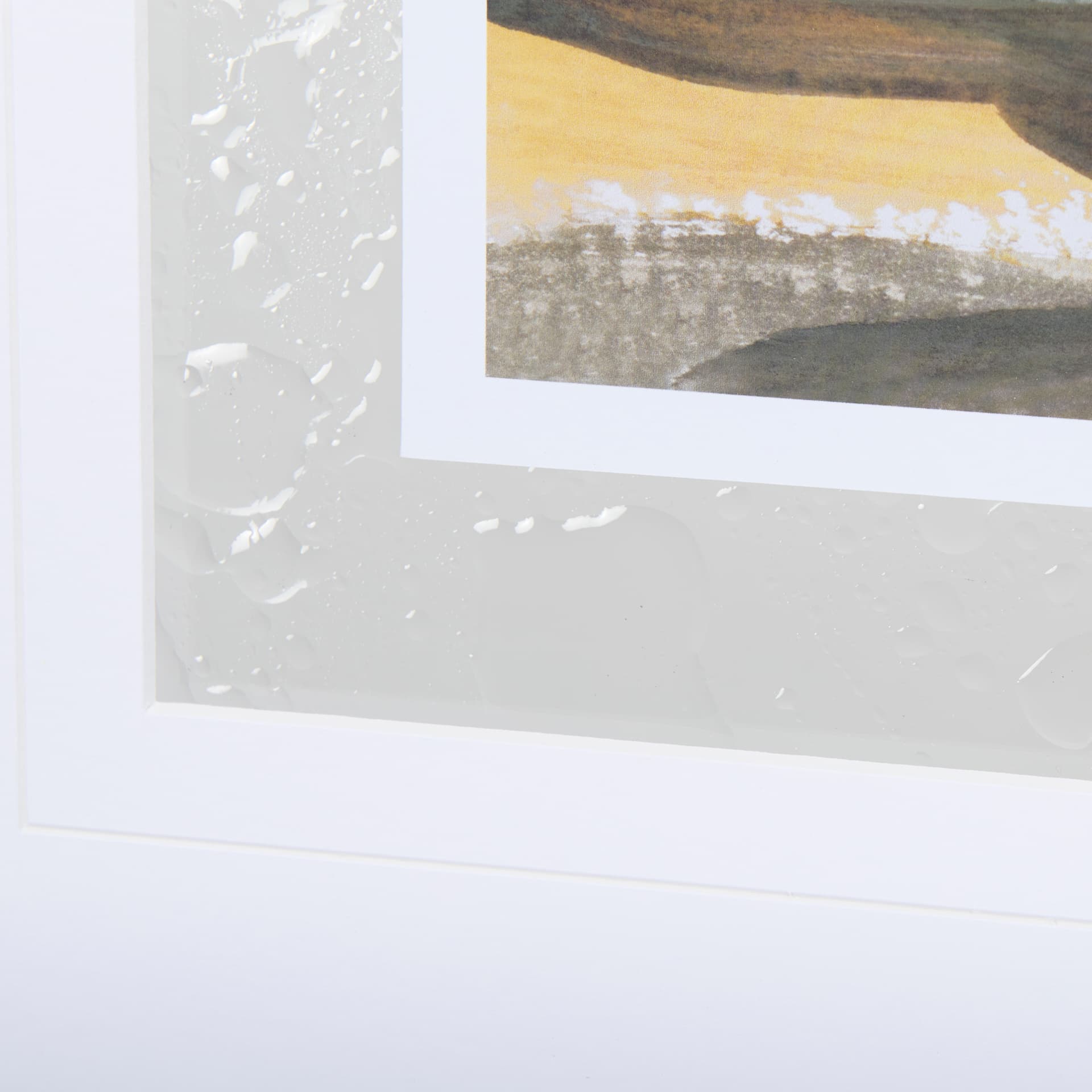 Grey Sky I by Mercana Studio a Hand Embellished Textured Framed Art Print Matted under Glass — product photograph