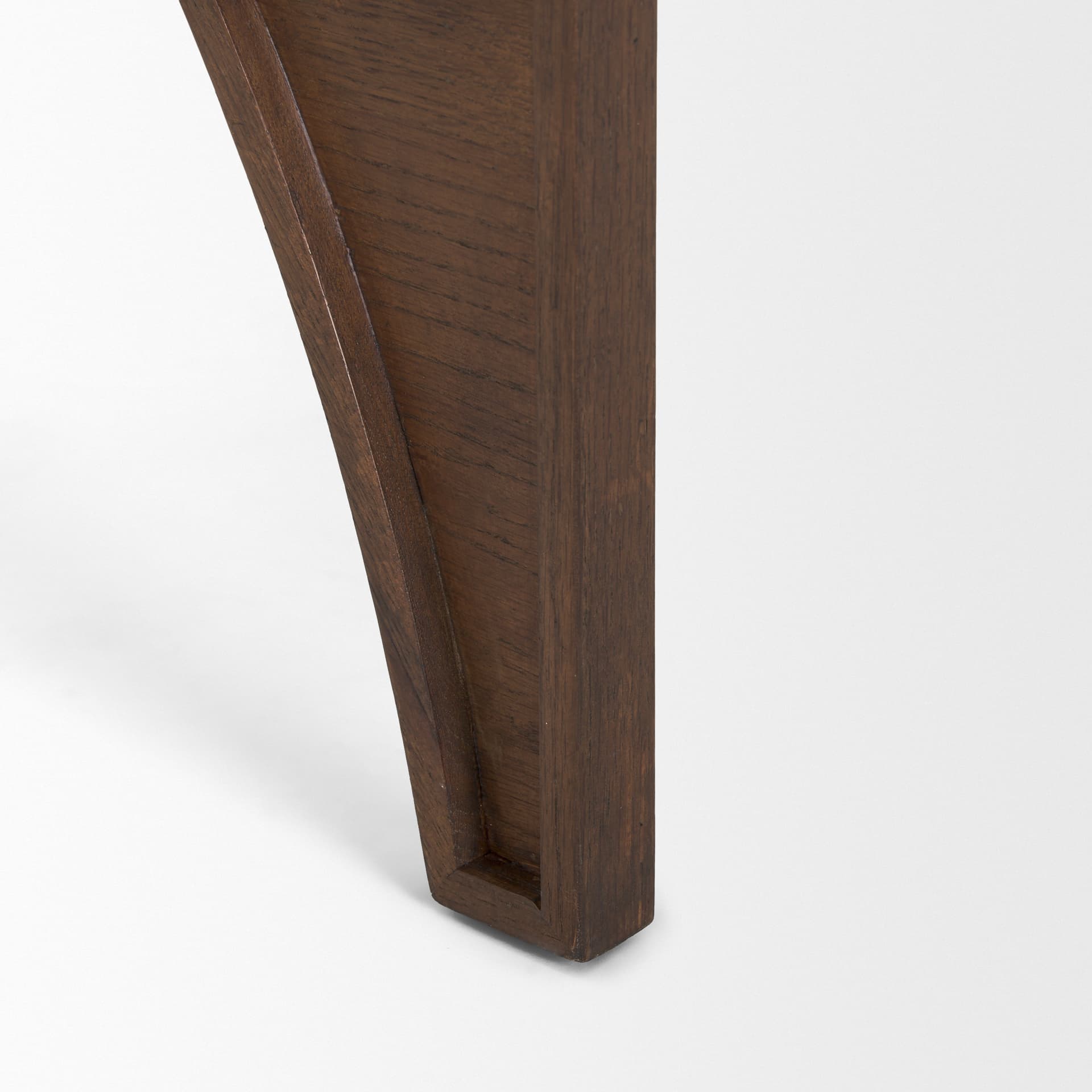 Laraya Medium Brown Wood w/ Arches End Table — product photograph