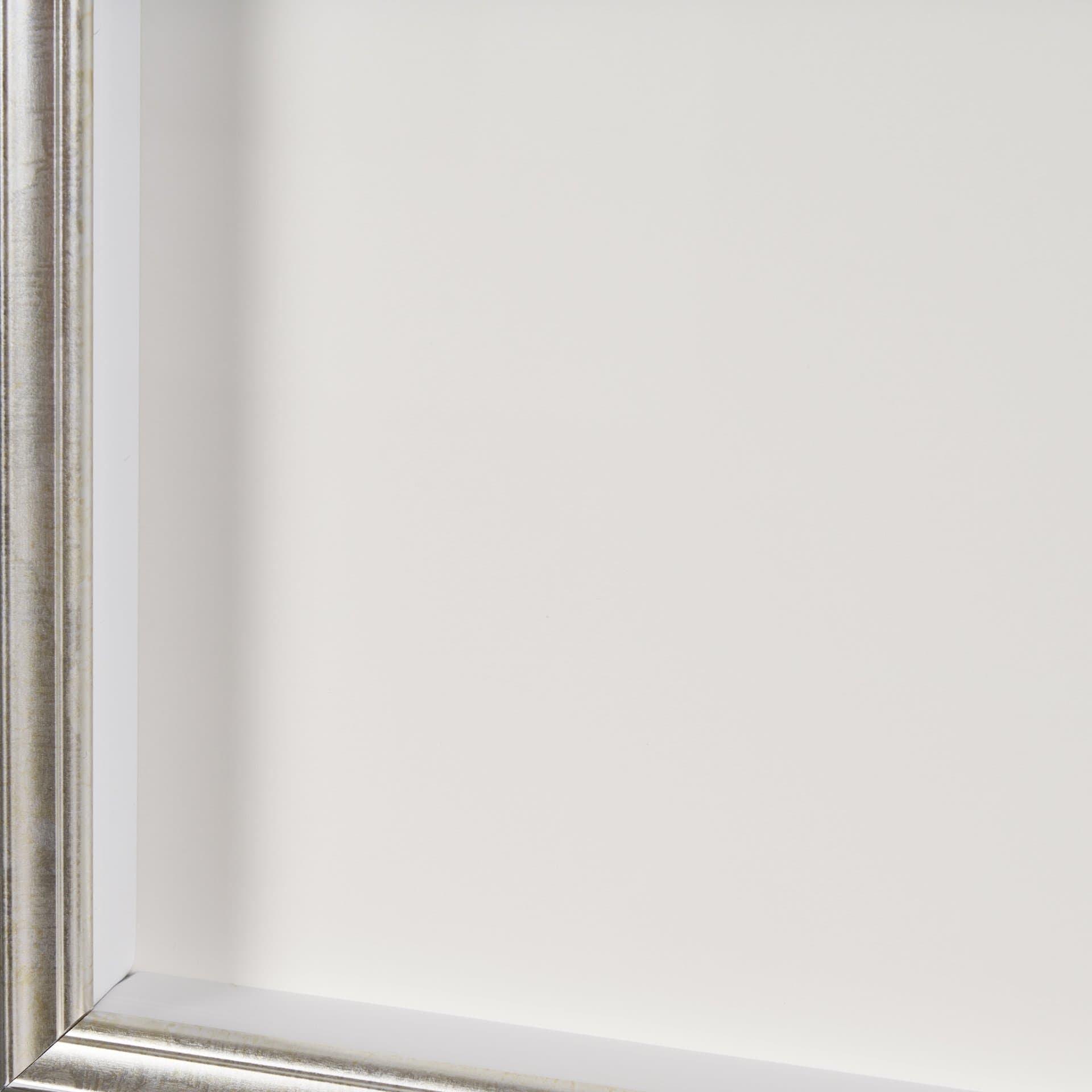 Silver Pebbles by Studio M a handmade Original Framed Artwork under Glass — product photograph