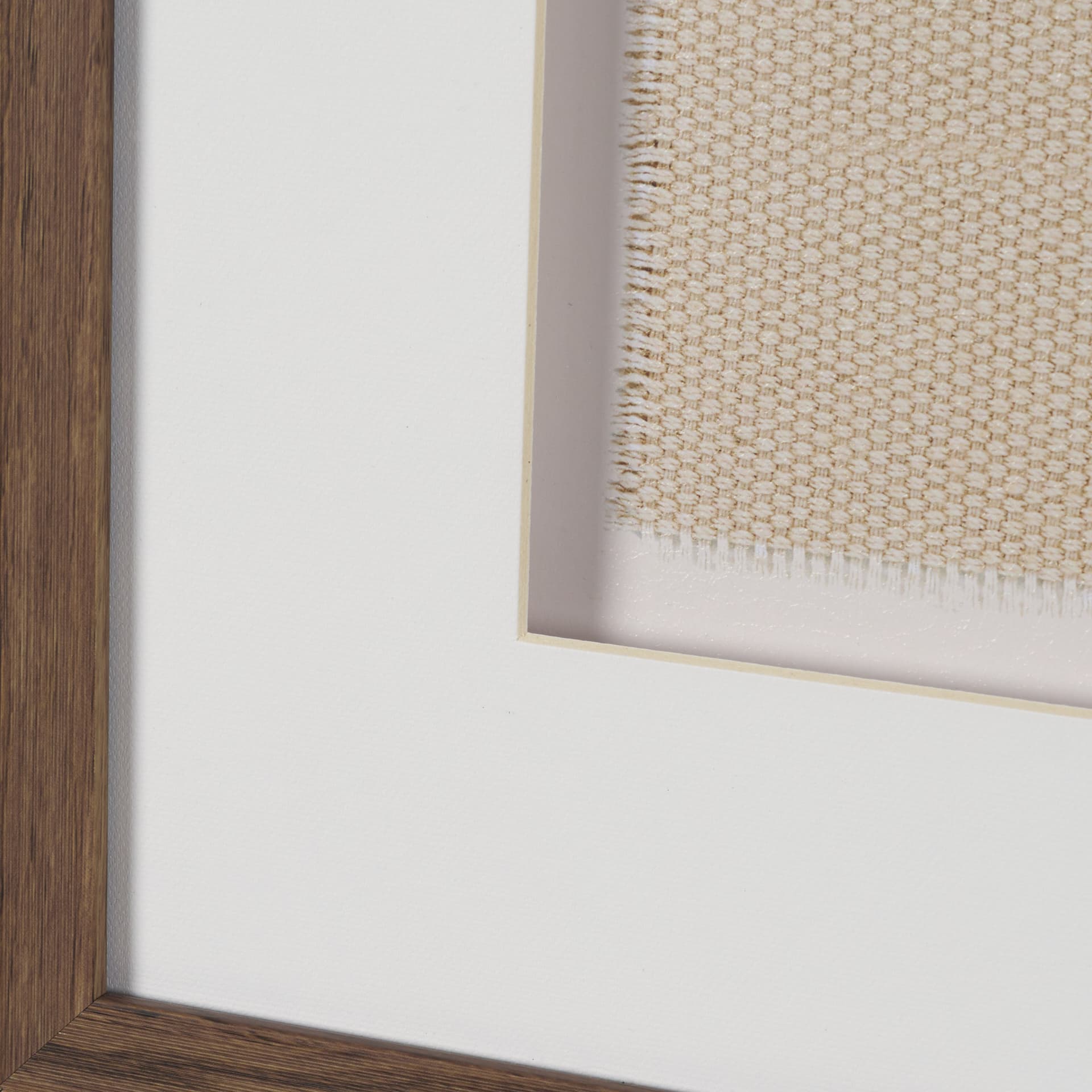 Papua Necklace III by Mercana Studio Hand-Embellished Textured Framed Artwork Matted under Glass — product photograph