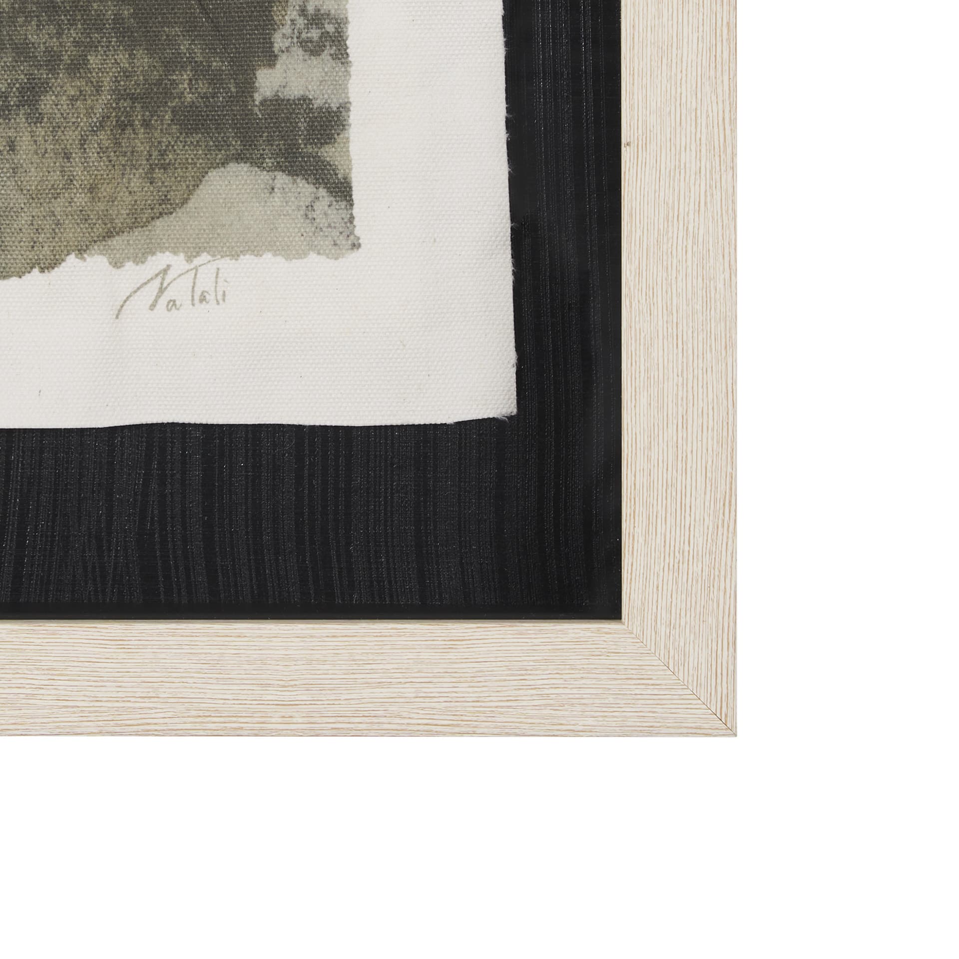 Beyond the Rain II by Mercana Studio a Hand Embellished Framed Art Print Matted under Glass — product photograph