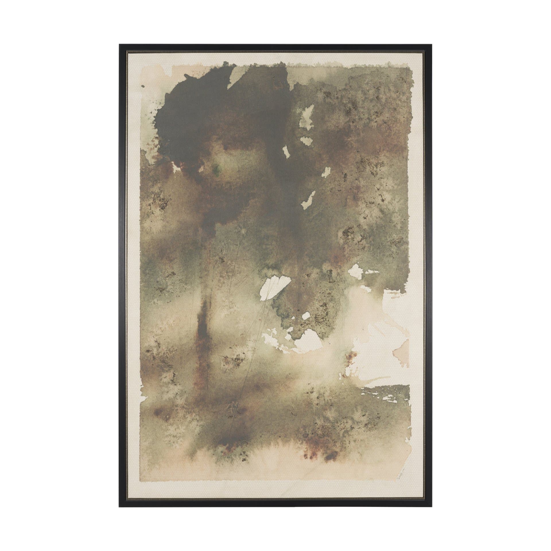 Aboreal Fade I by Mercana Studio Hand-Embellished Textured Framed Canvas Artwork — product photograph
