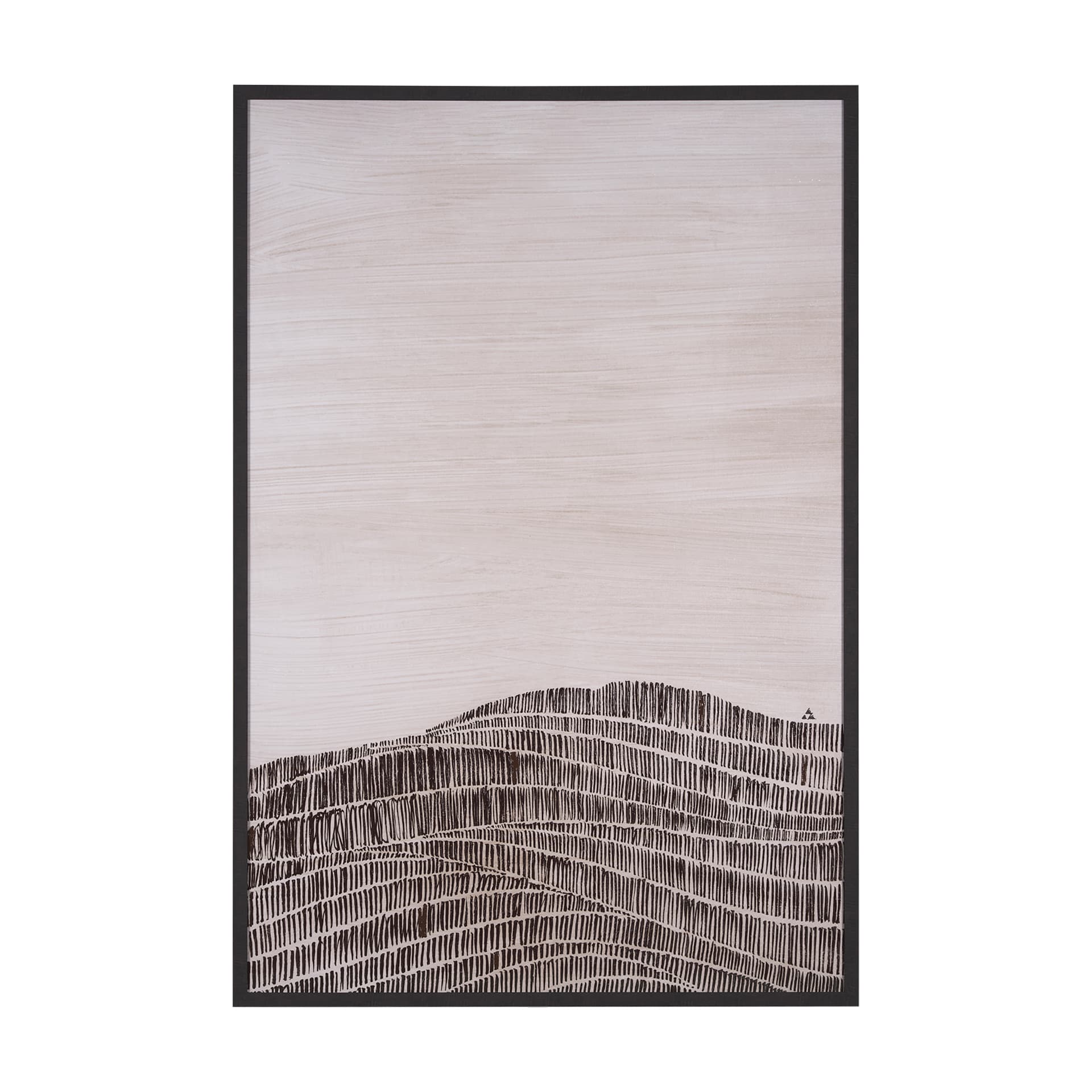 Delineation I by Mercana Studio a Hand Embelished Textured Framed Art Print — product photograph